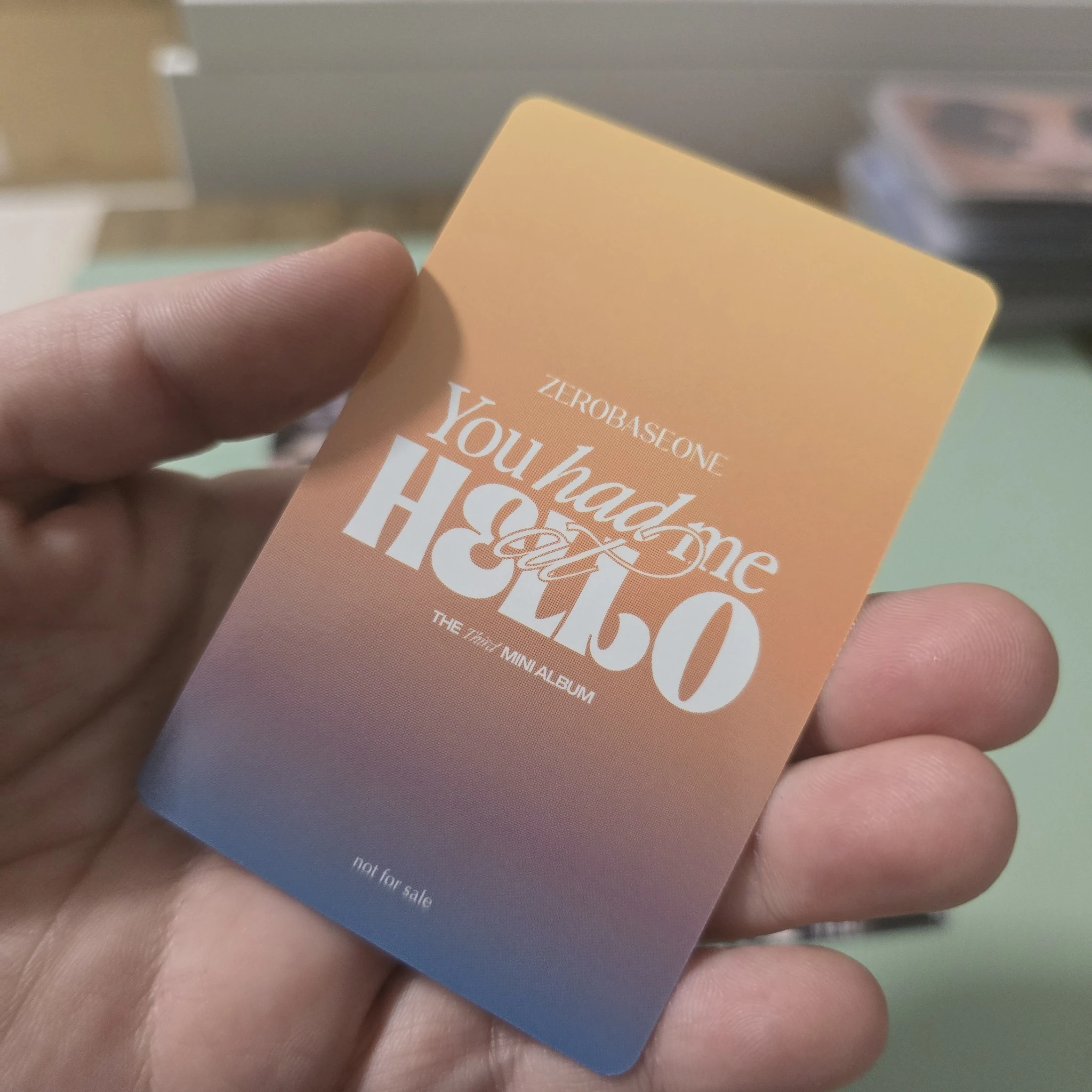 ZEROBASEONE Gunwook ZEROBASEONE - Gunwook - You had me at HELLO Album tower records lucky draw listing photo 2