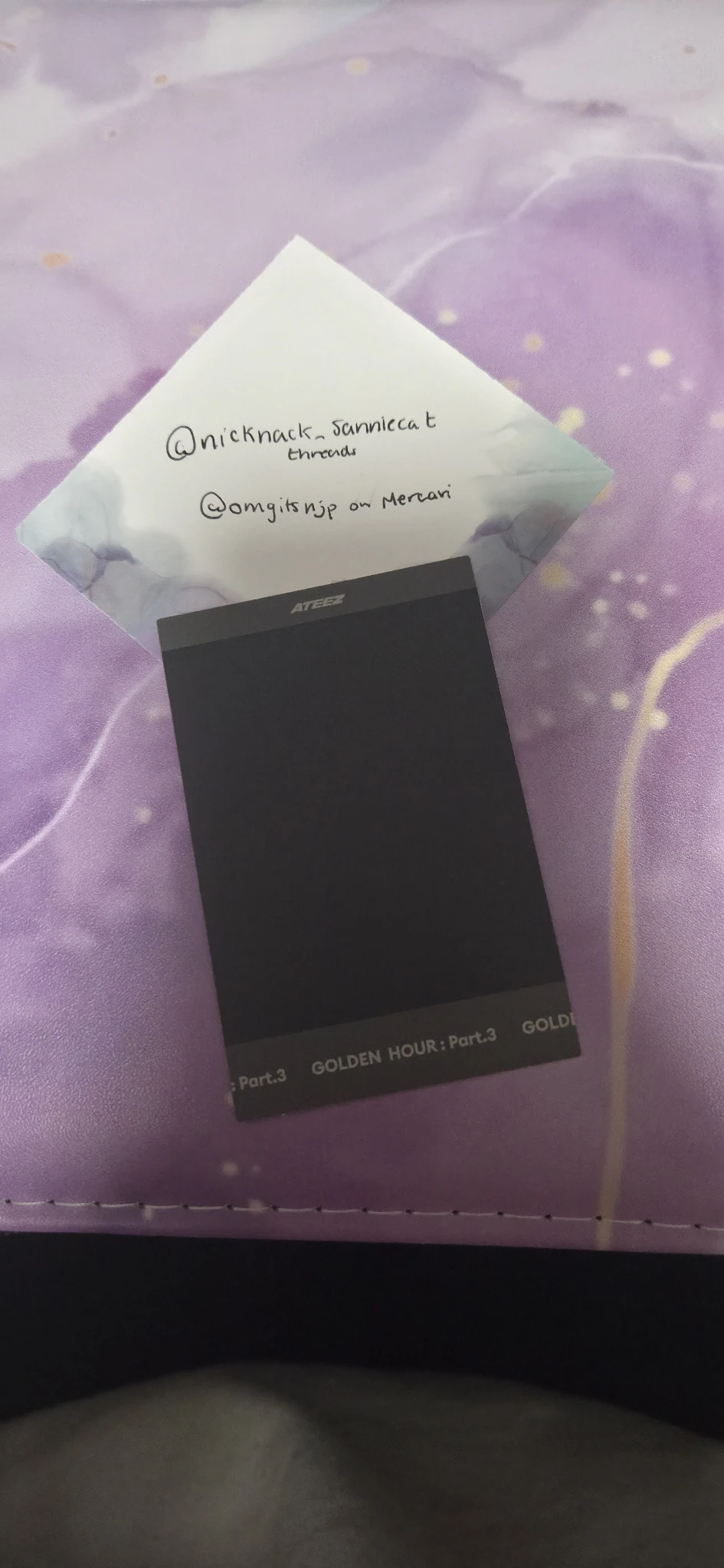 ATEEZ Hongjoong ATEEZ - Hongjoong - Golden Hour : Part.3 Album polaroid poca album listing photo 2