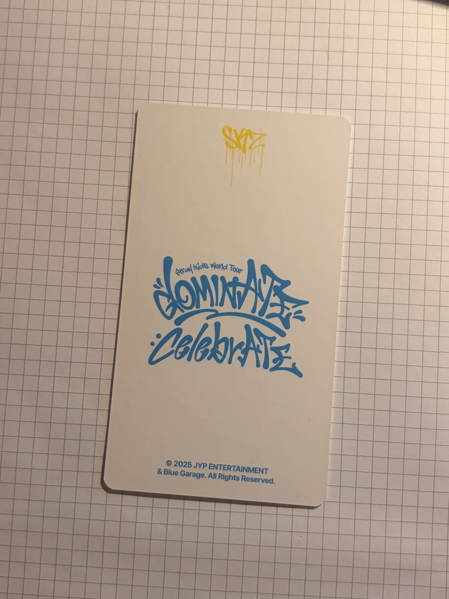 Stray Kids Changbin Stray Kids - Changbin - dominATE: celebrATE Pop-Up Store Event merch trading card holographic (hologram) listing photo 2