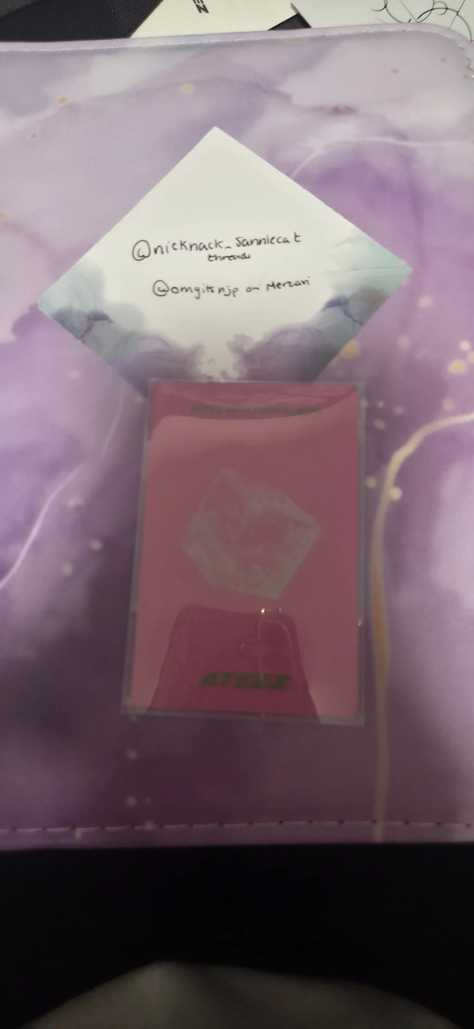 ATEEZ Hongjoong ATEEZ - Hongjoong - GOLDEN HOUR : Part.5 Album album photocard poca album A version image card listing photo 2