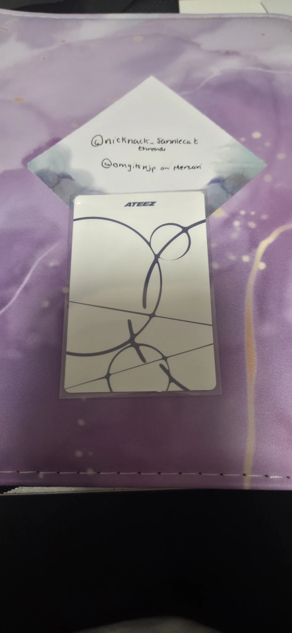 ATEEZ Yunho ATEEZ - Yunho - Golden Hour : Part.4 Album poca album album photocard A version image card listing photo 2