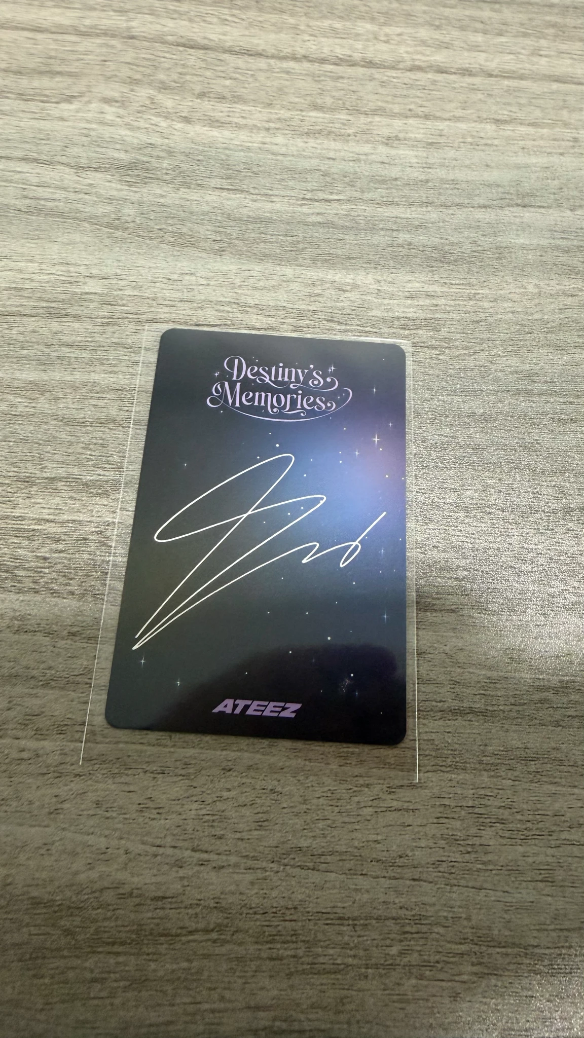 ATEEZ Seonghwa ATEEZ - Seonghwa - Destiny's Memories Exhibition Other trading card listing photo 2