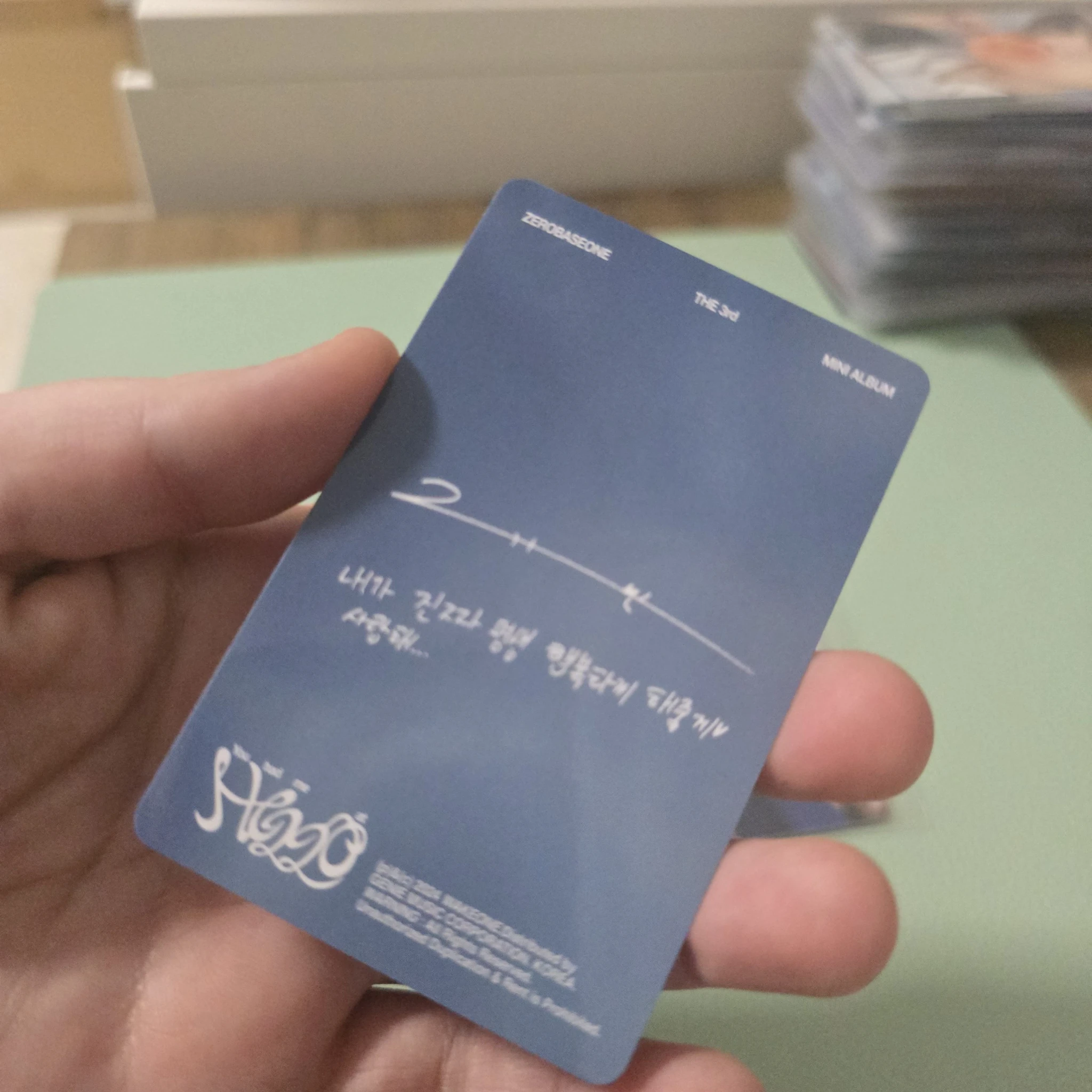ZEROBASEONE Gyuvin ZEROBASEONE - Gyuvin - You had me at HELLO Album album photocard sunshower version listing photo 2