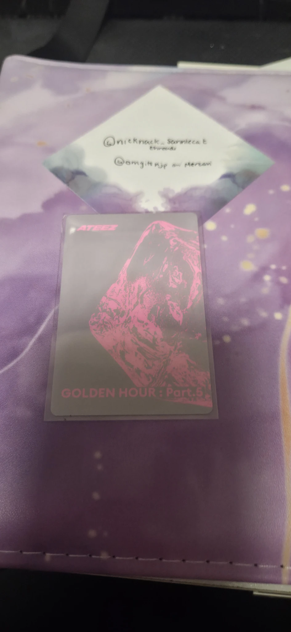 ATEEZ Yeosang ATEEZ - Yeosang - GOLDEN HOUR : Part.5 Album poca album album photocard diary version listing photo 2