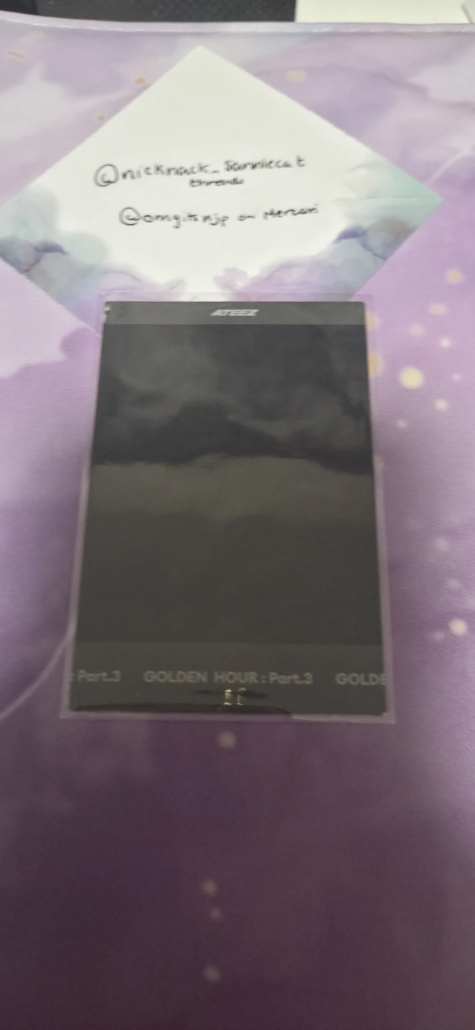 ATEEZ San ATEEZ - San - Golden Hour : Part.3 Album poca album polaroid listing photo 2