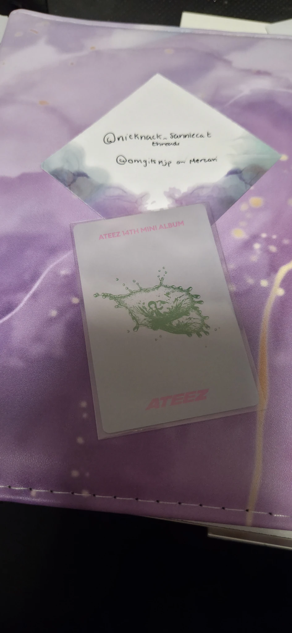 ATEEZ San ATEEZ - San - GOLDEN HOUR : Part.5 Album album photocard poca album diary version image card listing photo 2