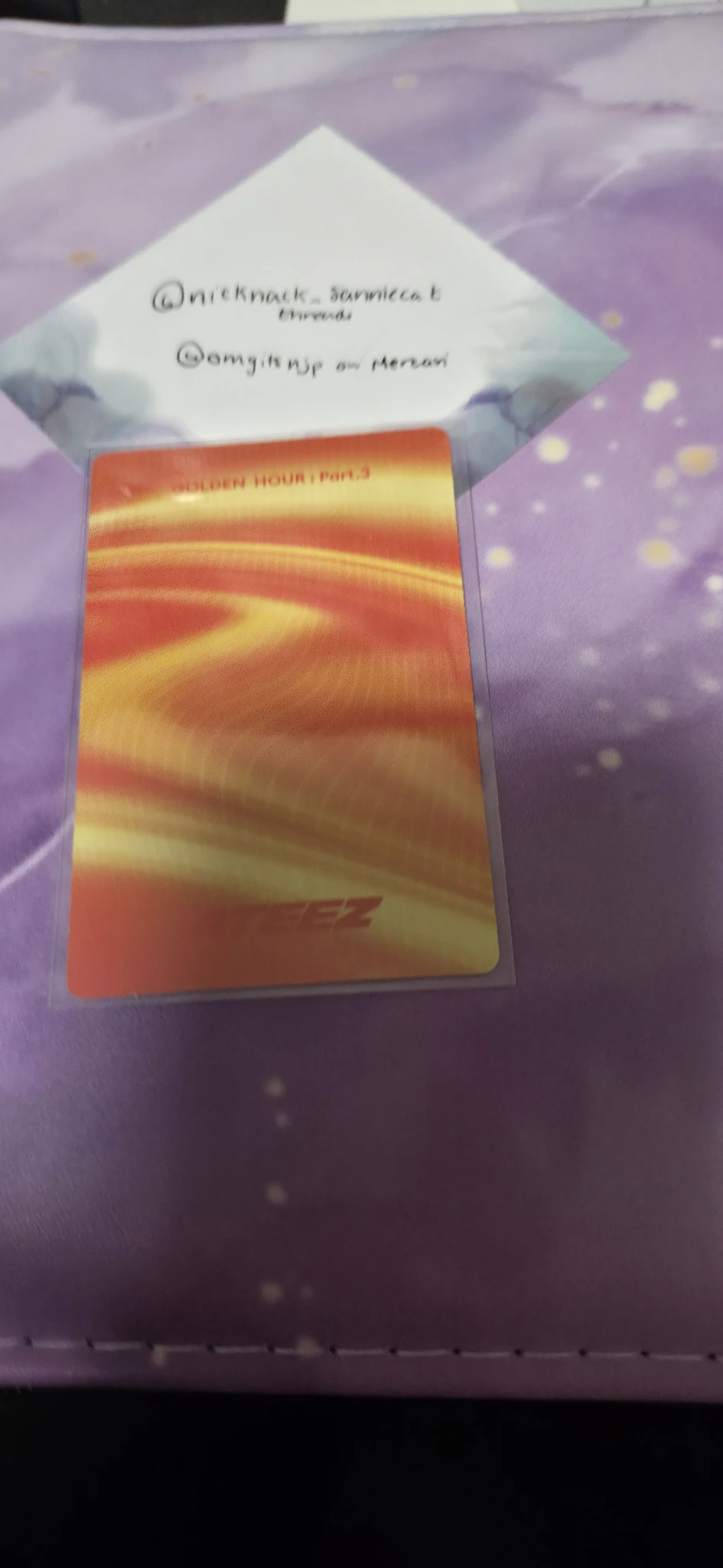 ATEEZ Mingi ATEEZ - Mingi - Golden Hour : Part.3 Album - Poca Album listing photo 2