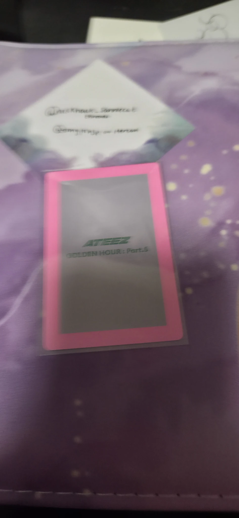 ATEEZ Mingi ATEEZ - Mingi - GOLDEN HOUR : Part.5 Album album photocard A version version 2 listing photo 2