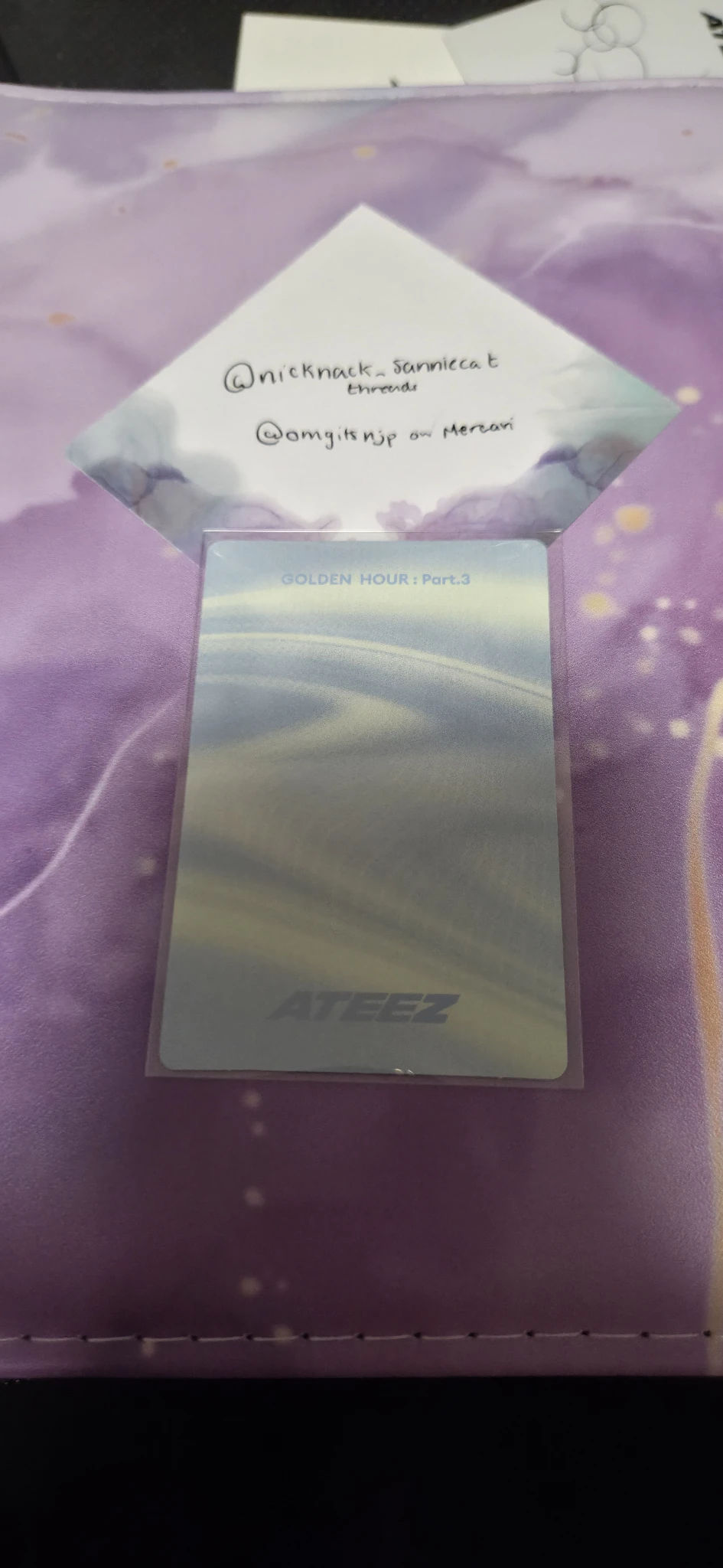 ATEEZ Wooyoung ATEEZ - Wooyoung - Golden Hour : Part.3 Album - Poca Album listing photo 2