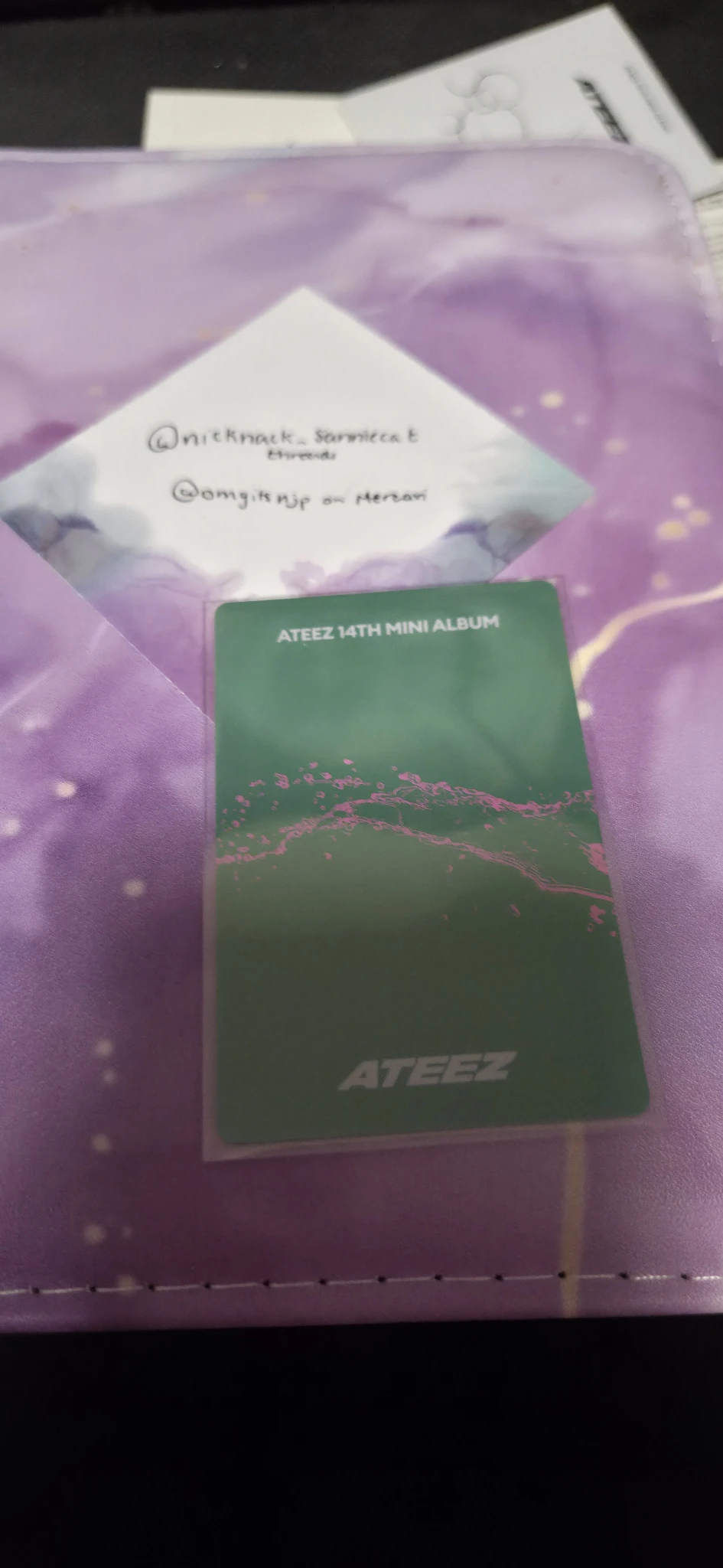 ATEEZ Jongho ATEEZ - Jongho - GOLDEN HOUR : Part.5 Album album photocard poca album Z version image card listing photo 2
