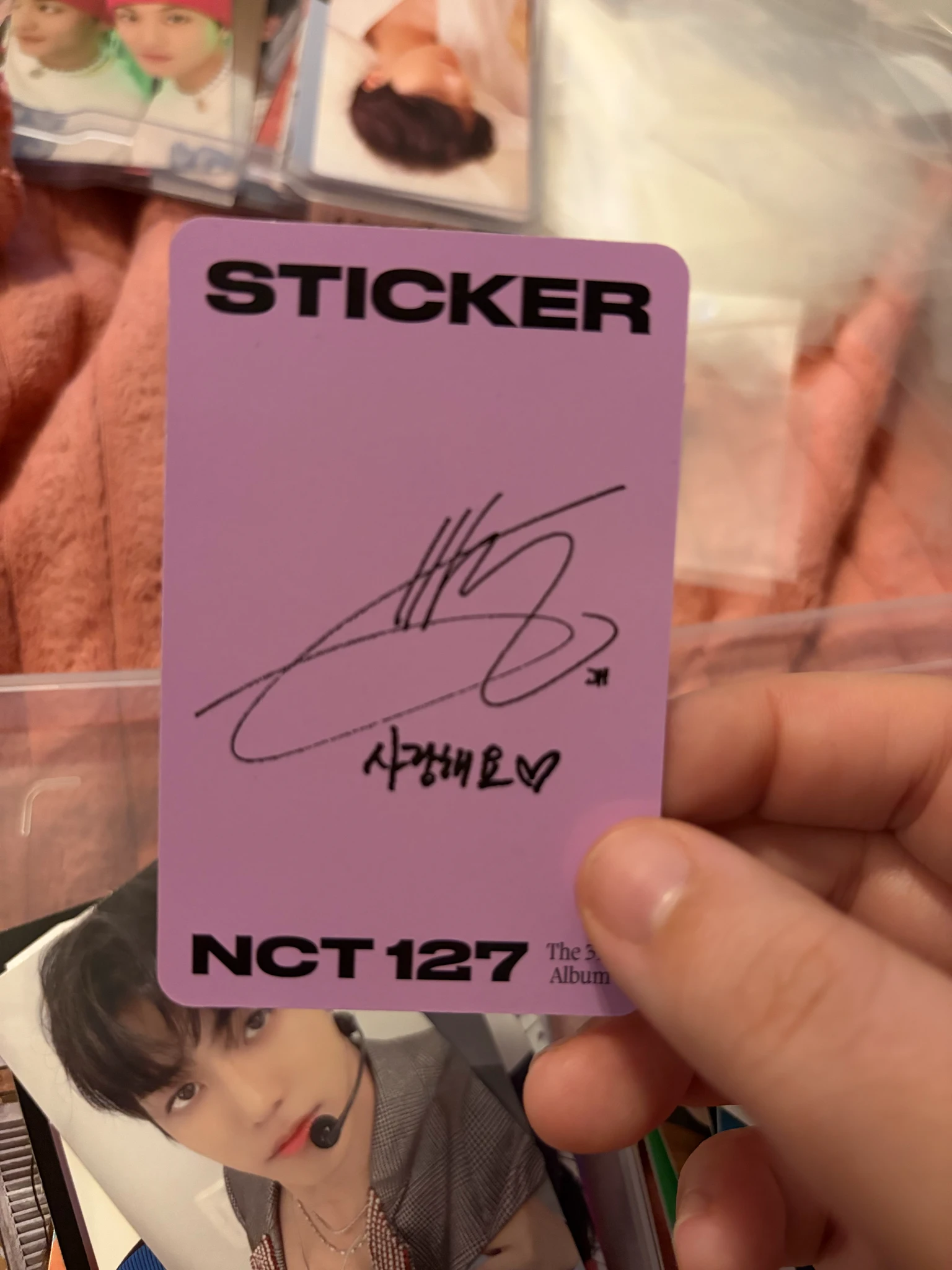 NCT 127 Jaehyun NCT 127 - Jaehyun - Sticker Album album photocard sticker version listing photo 2