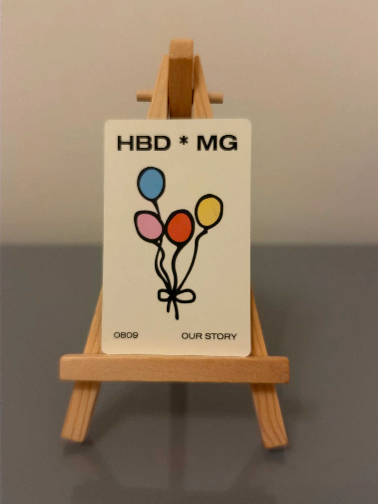 ATEEZ Mingi ATEEZ - Mingi - 2022 Our Story Birthday MD Other merch photocard ring listing photo 2