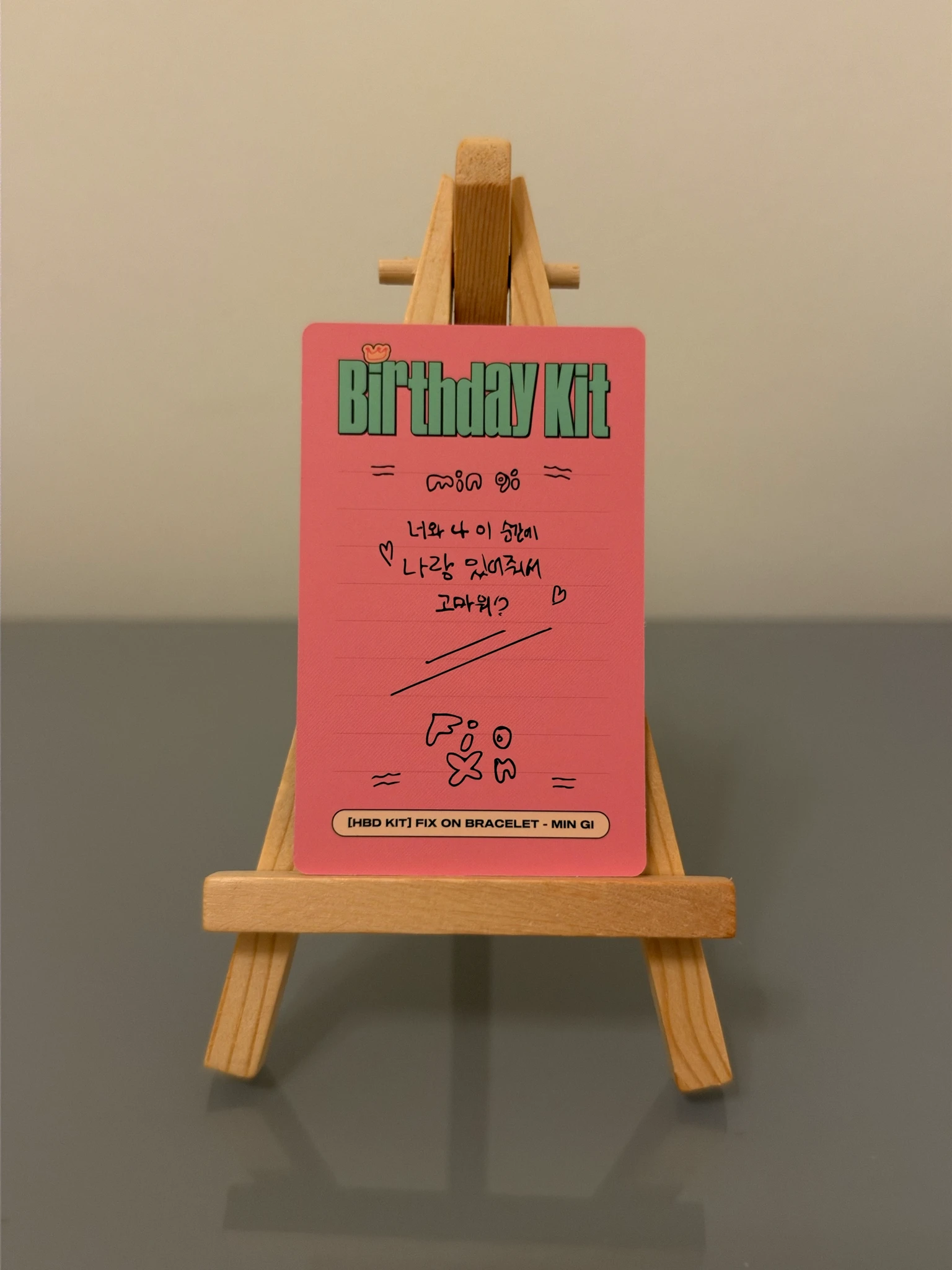ATEEZ Mingi ATEEZ - Mingi - 2023 Birthday MD Other merch photocard listing photo 2