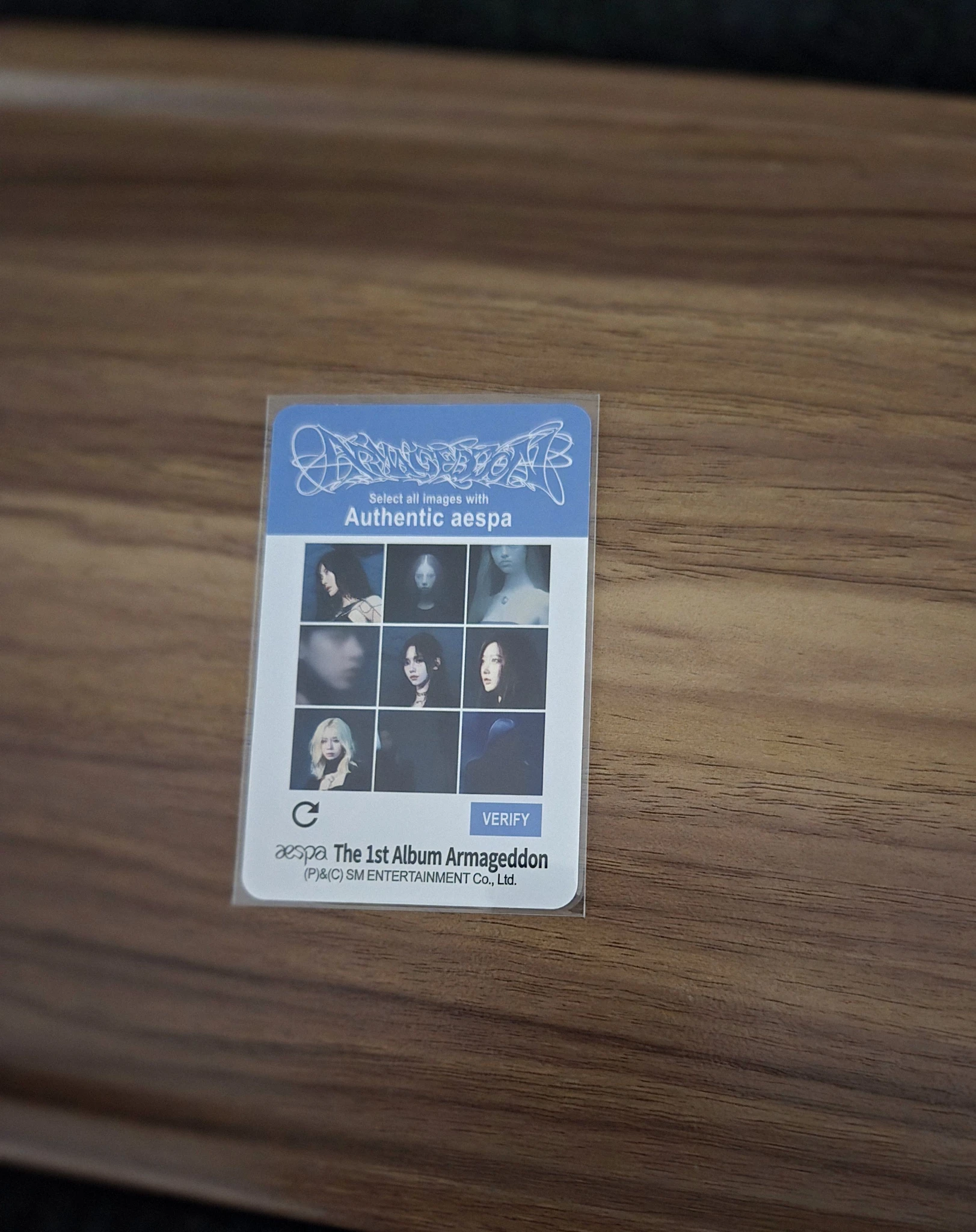 aespa Karina AESPA - Karina - Armageddon Album album photocard zine version listing photo 2