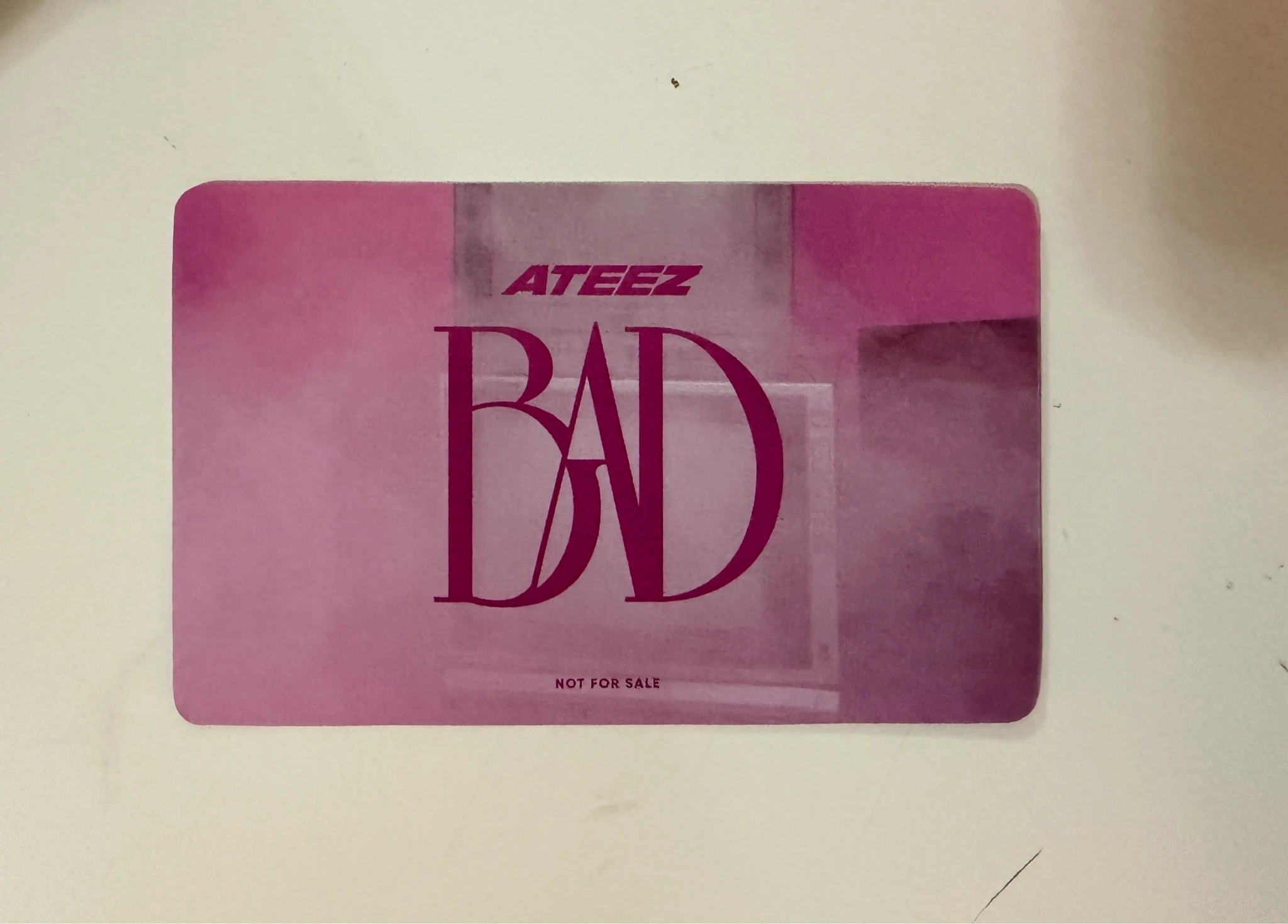 ATEEZ Hongjoong ATEEZ - Hongjoong - BAD Album ums japan (universal music store) lucky draw (LD) listing photo 2