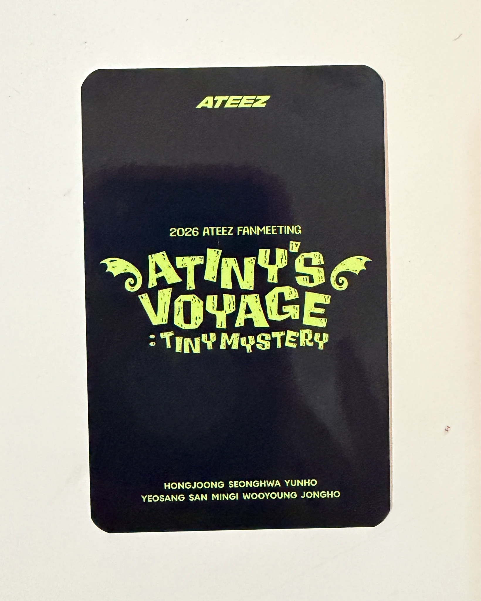 ATEEZ Hongjoong ATEEZ - Hongjoong - 2026 ATEEZ Fanmeeting - Atiny's Voyage: Tiny Mystery Event domestic (kr) atiny zone fan meeting listing photo 2