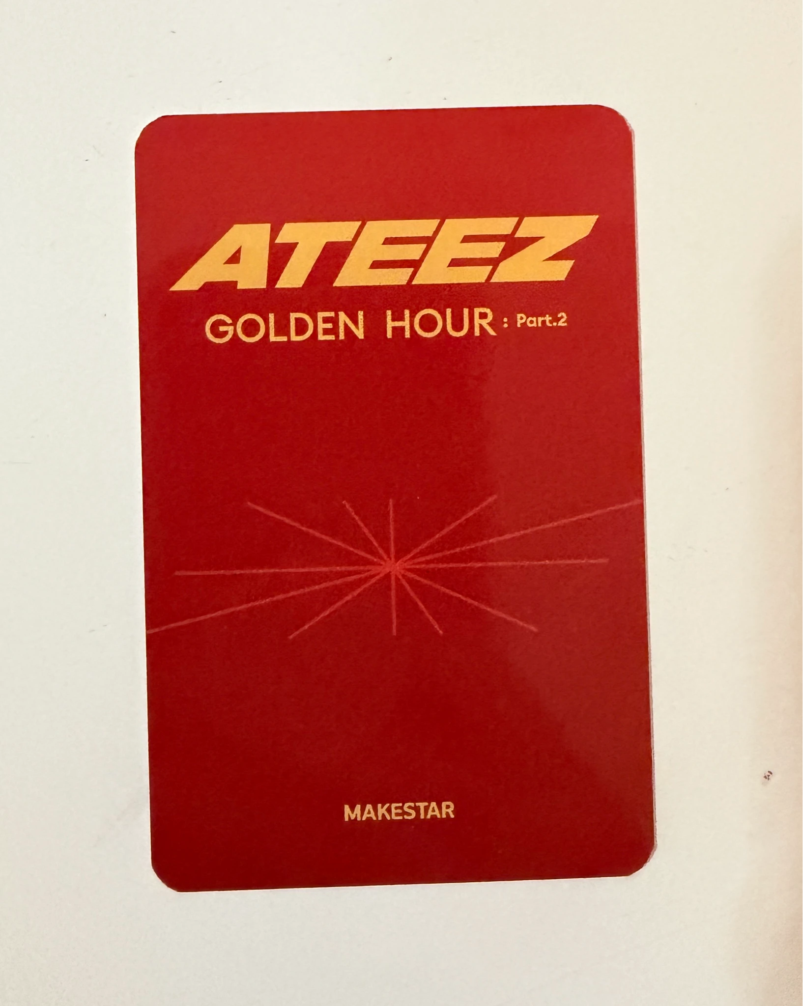 ATEEZ San ATEEZ - San - Golden Hour : Part.2 Album makestar pob (pre-order benefit) lucky draw listing photo 2
