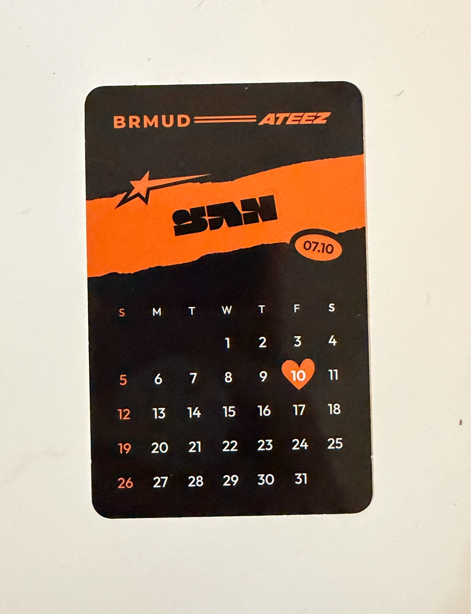 ATEEZ San ATEEZ - San - BRMUD × ATEEZ Other merch photocard listing photo 2
