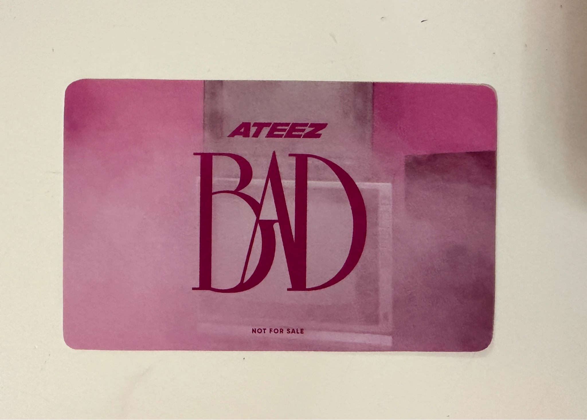 ATEEZ Jongho ATEEZ - Jongho - BAD Album ums japan (universal music store) lucky draw (LD) listing photo 2