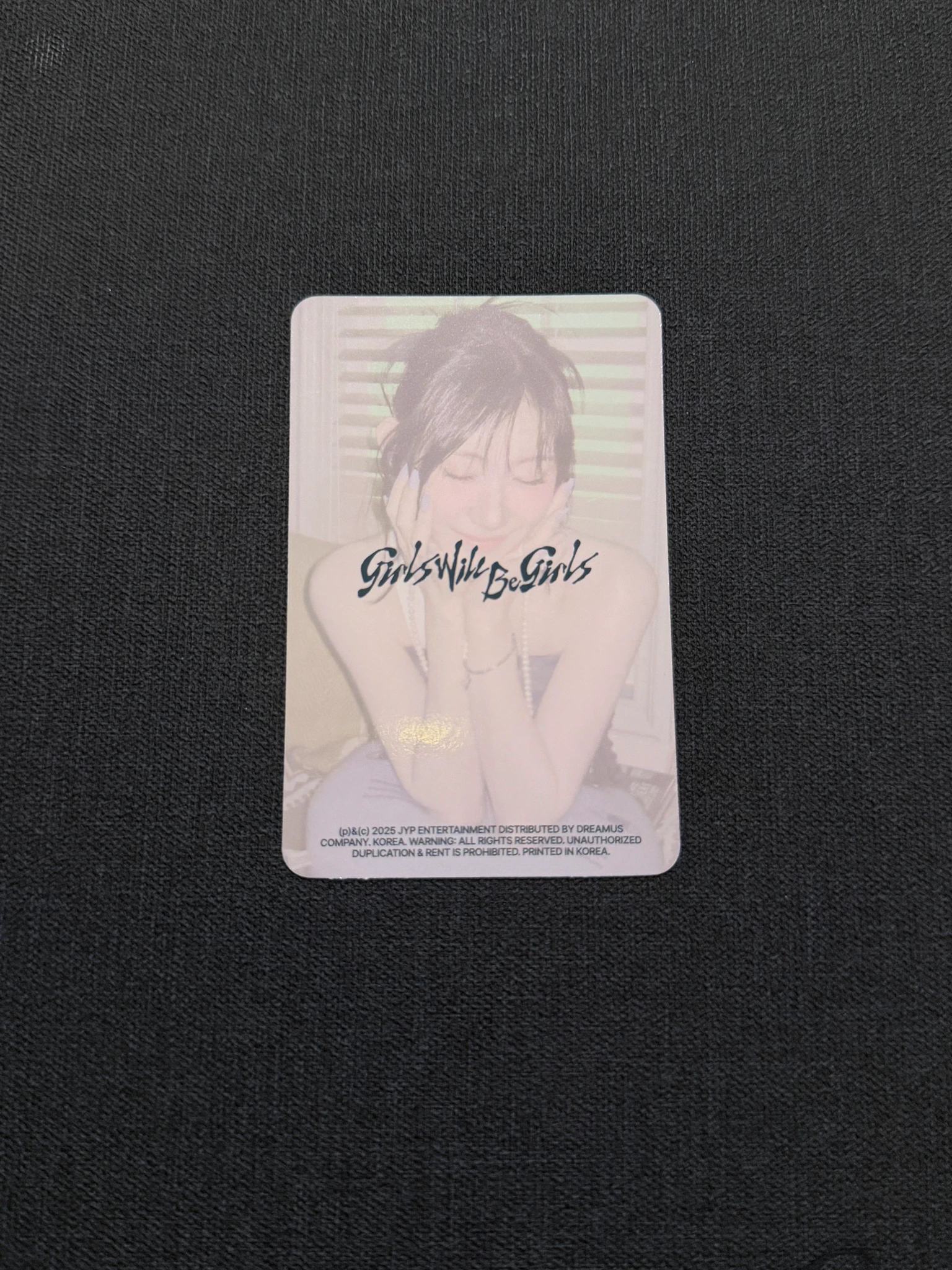 ITZY Chaeryeong ITZY - Chaeryeong - Girls Will Be Girls Album album photocard cassette ver. listing photo 2