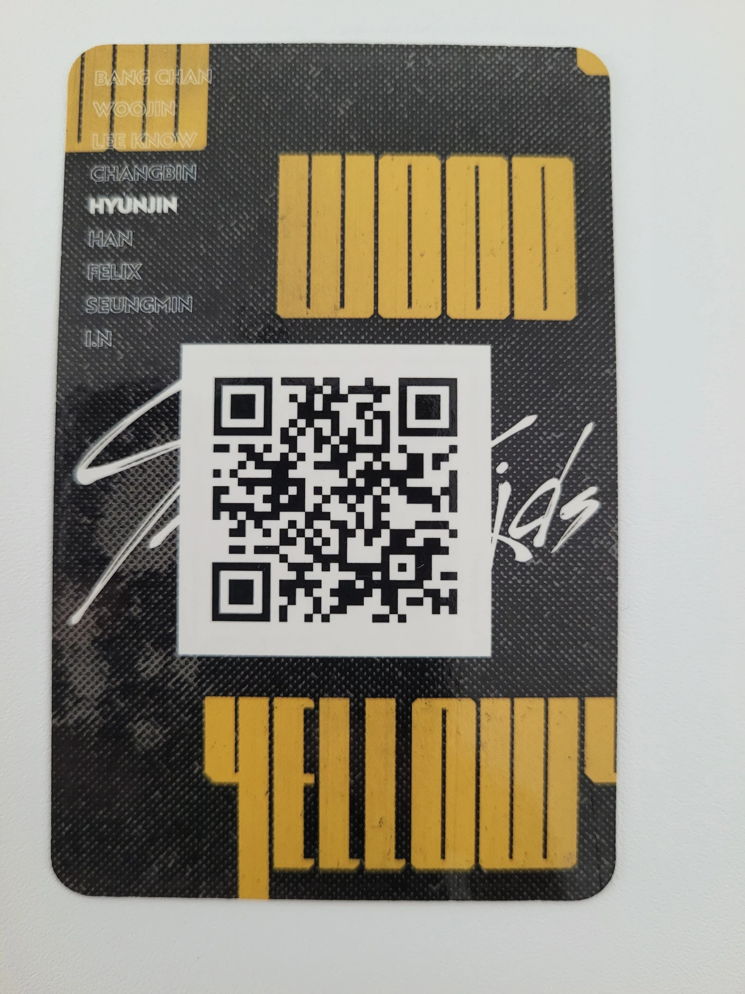 Stray Kids Hyunjin Stray Kids - Hyunjin - Clé 2: Yellow Wood Album album photocard indoor ver. listing photo 2