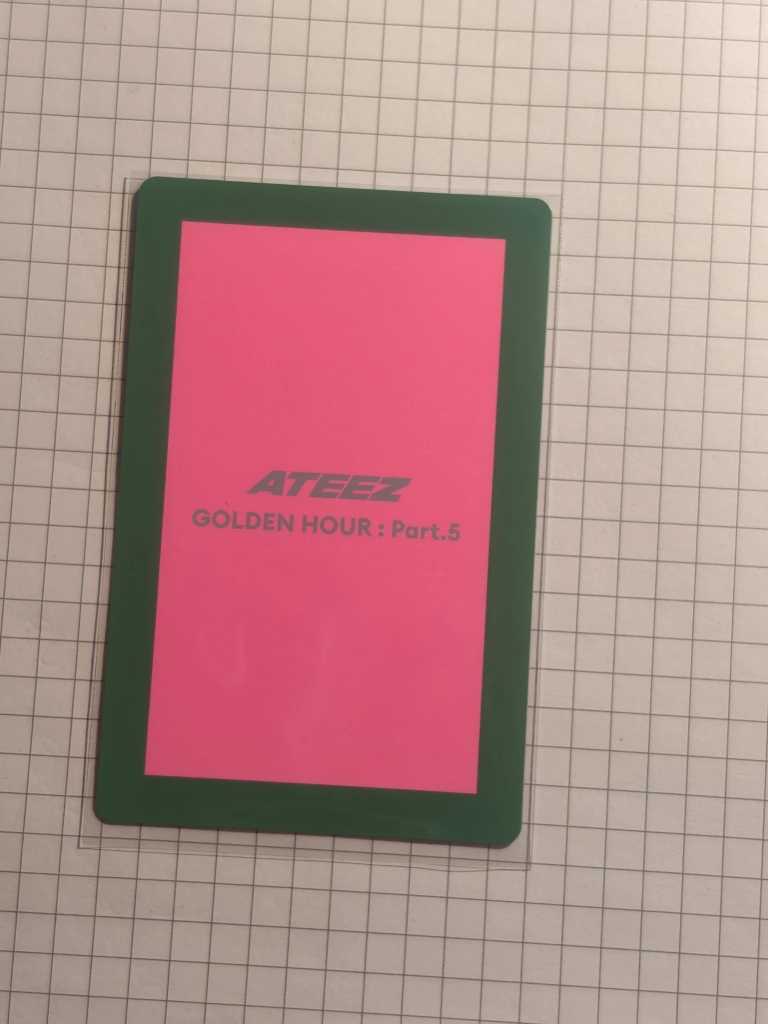 ATEEZ Mingi ATEEZ - Mingi - GOLDEN HOUR : Part.5 Album album photocard Z version listing photo 2