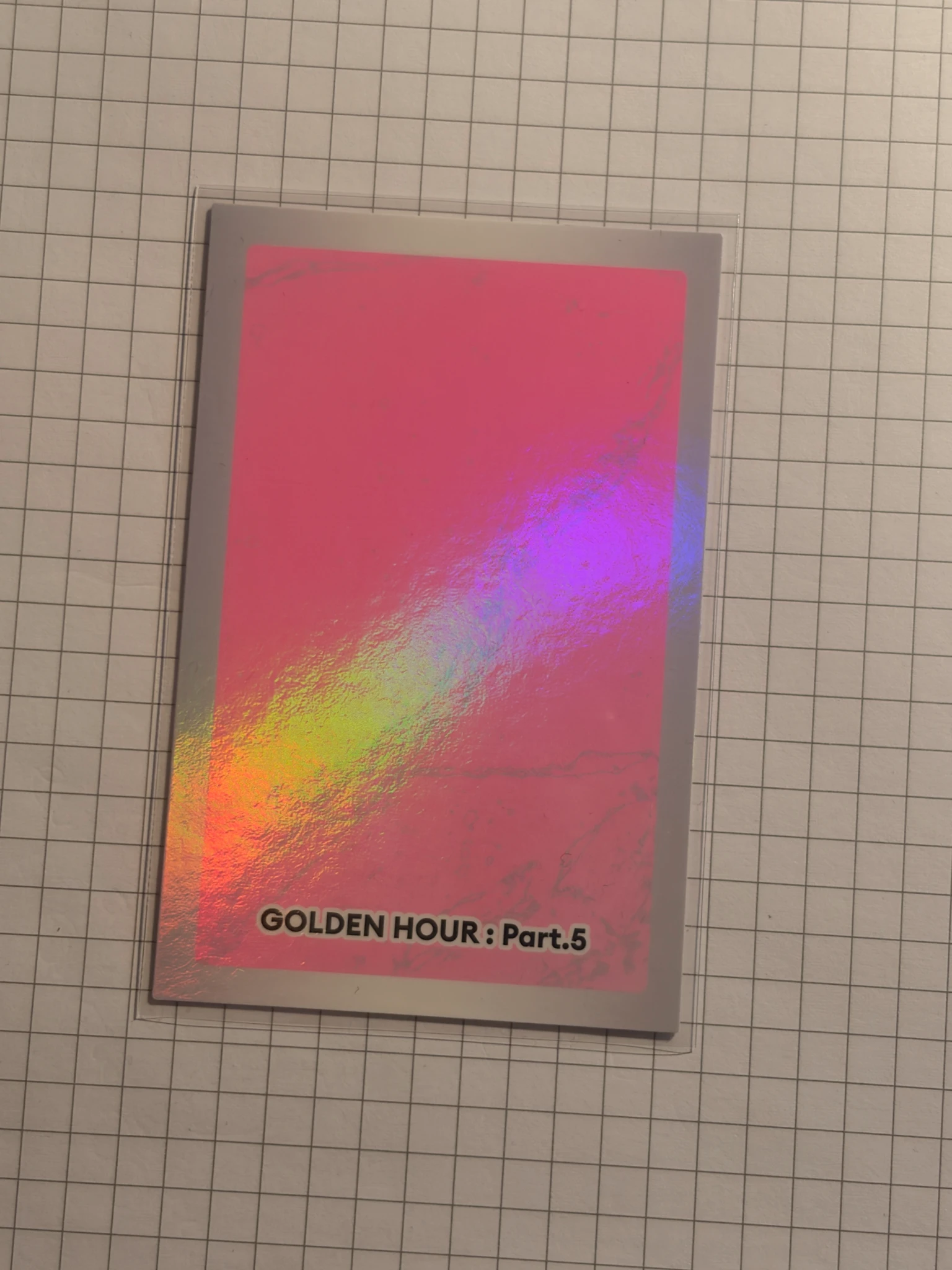 ATEEZ Seonghwa ATEEZ - Seonghwa - GOLDEN HOUR : Part.5 Album character card holographic (hologram) listing photo 2
