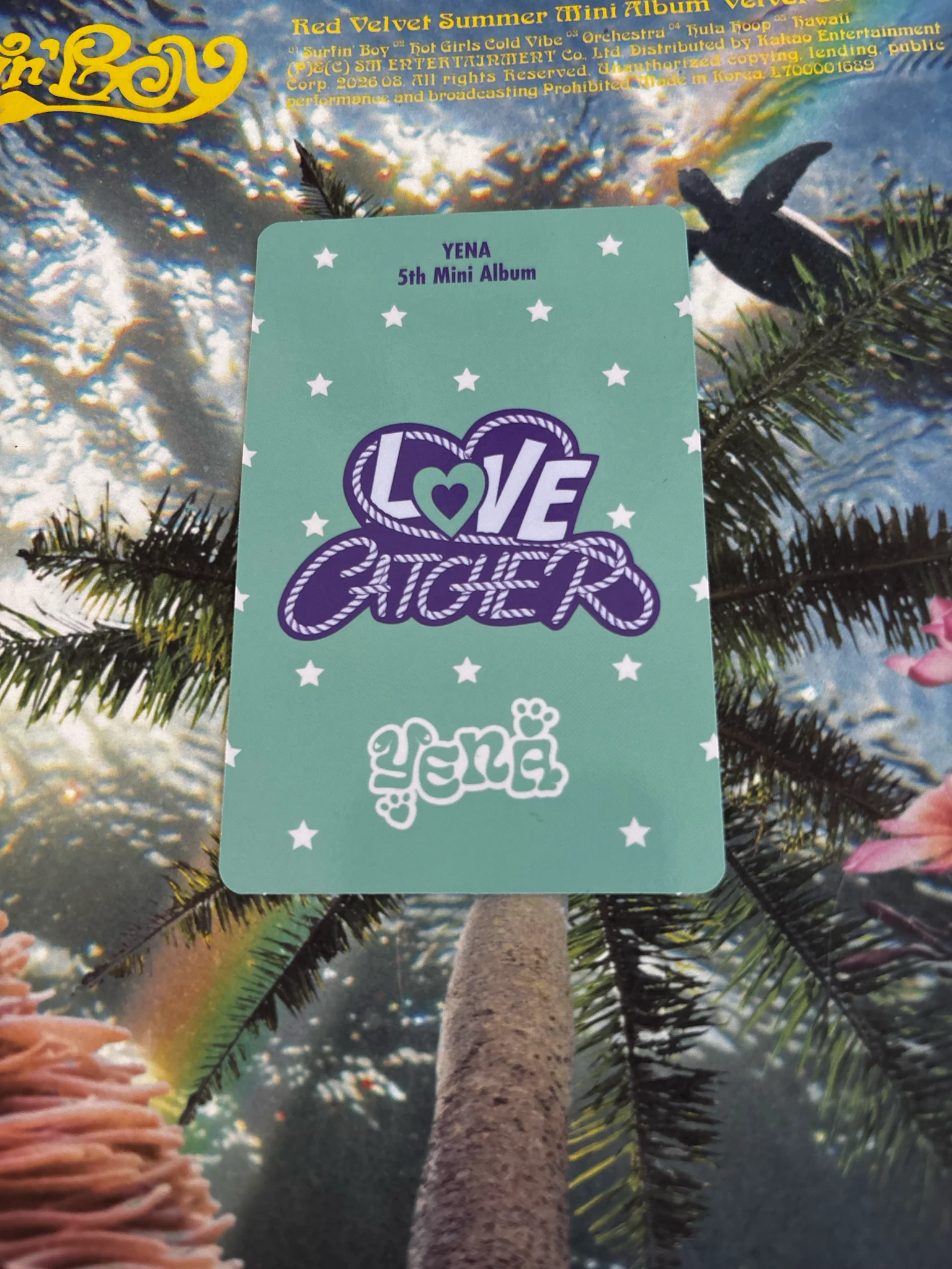 Yena Yena Yena - Yena - Love Catcher Album album photocard listing photo 2