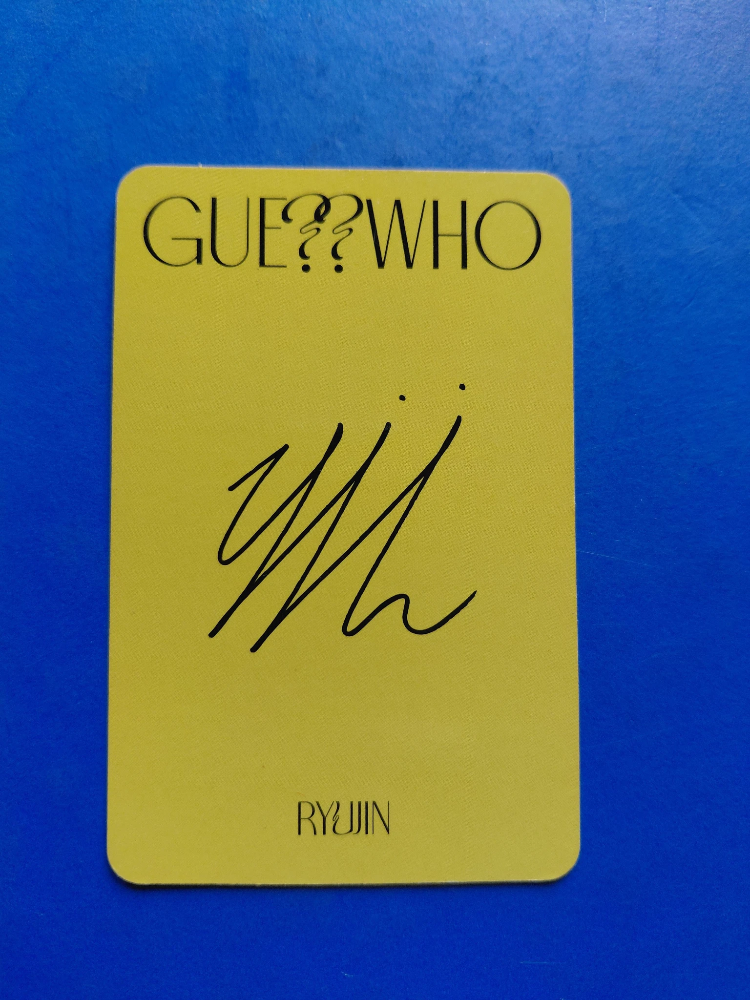ITZY Ryujin ITZY - Ryujin - GUESS WHO Album album photocard standard version listing photo 2