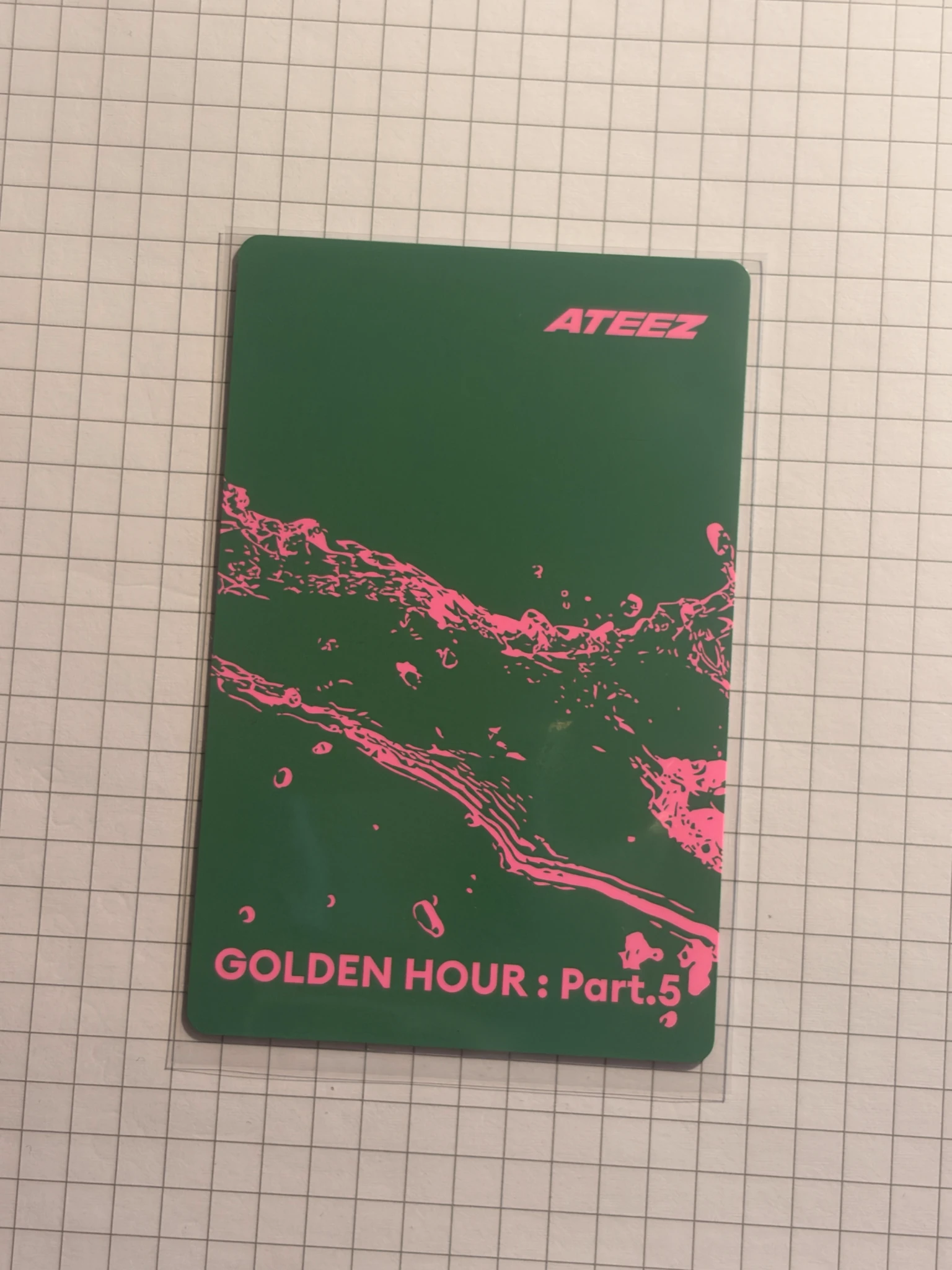 ATEEZ Wooyoung ATEEZ - Wooyoung - GOLDEN HOUR : Part.5 Album album photocard poca album Z version listing photo 2