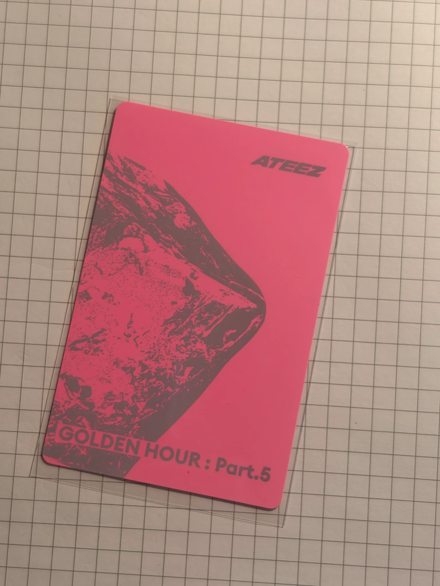 ATEEZ Wooyoung ATEEZ - Wooyoung - GOLDEN HOUR : Part.5 Album poca album album photocard A version listing photo 2