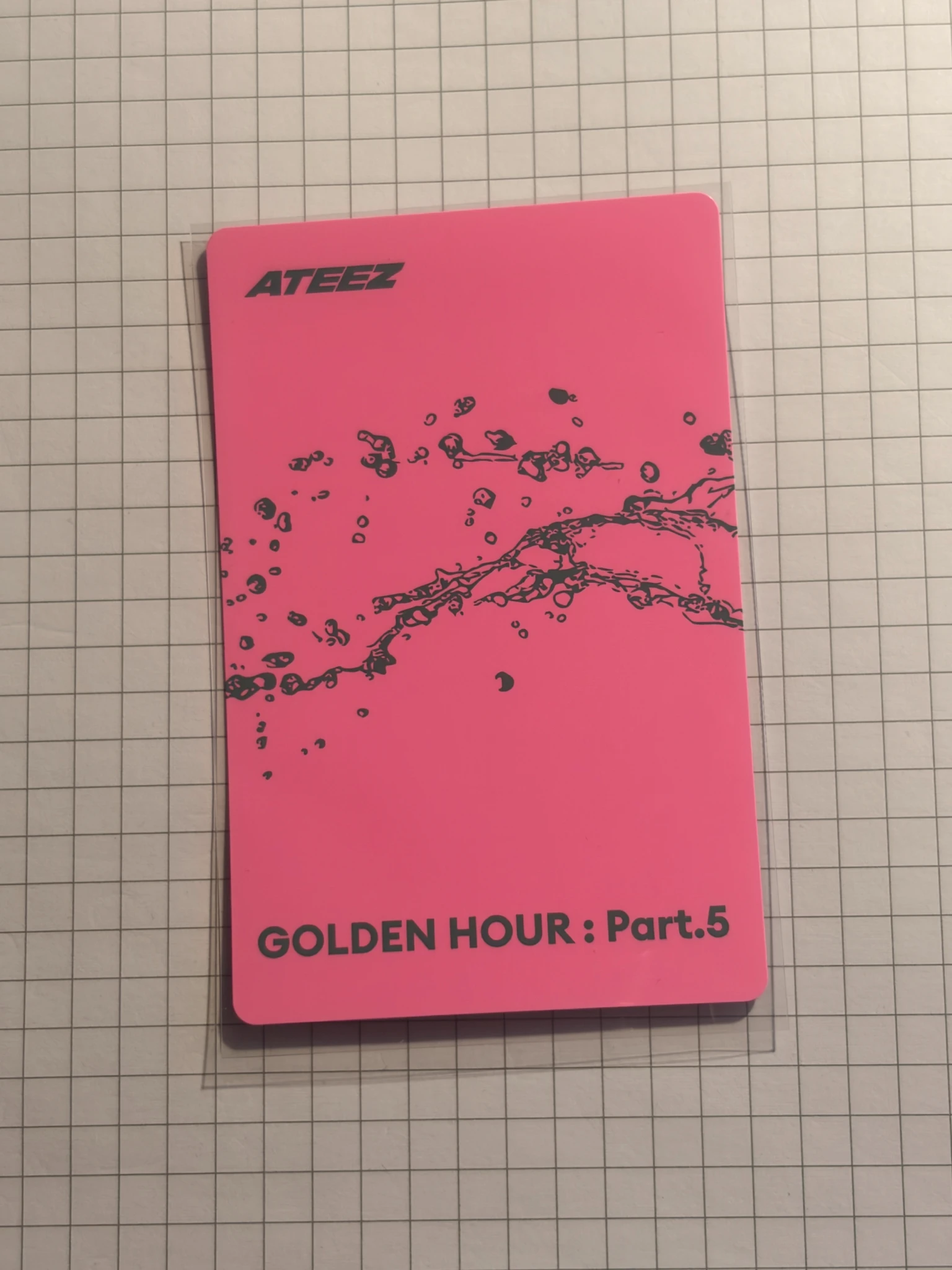 ATEEZ Yeosang ATEEZ - Yeosang - GOLDEN HOUR : Part.5 Album poca album album photocard A version listing photo 2