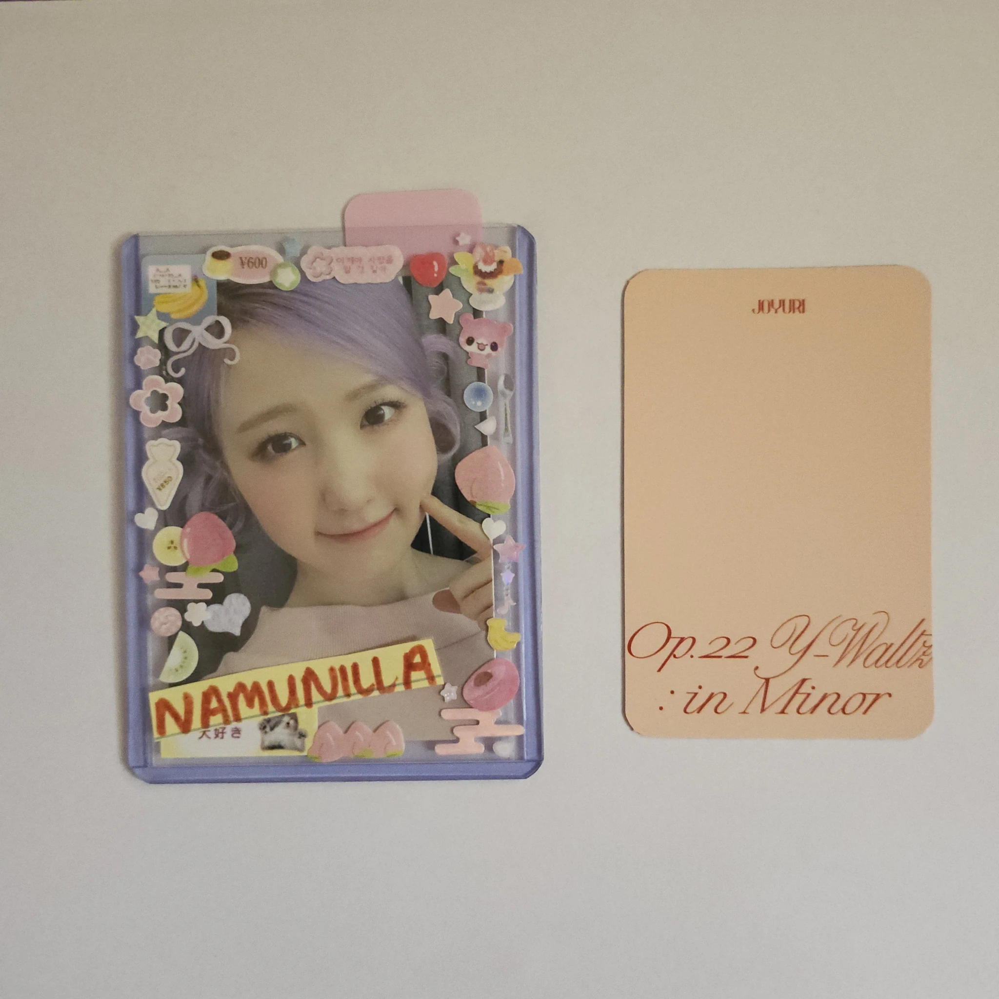 Jo Yuri Jo Yuri Jo Yuri - Jo Yuri - Op.22 Y-Waltz : in Minor Album jewel case version album photocard listing photo 2