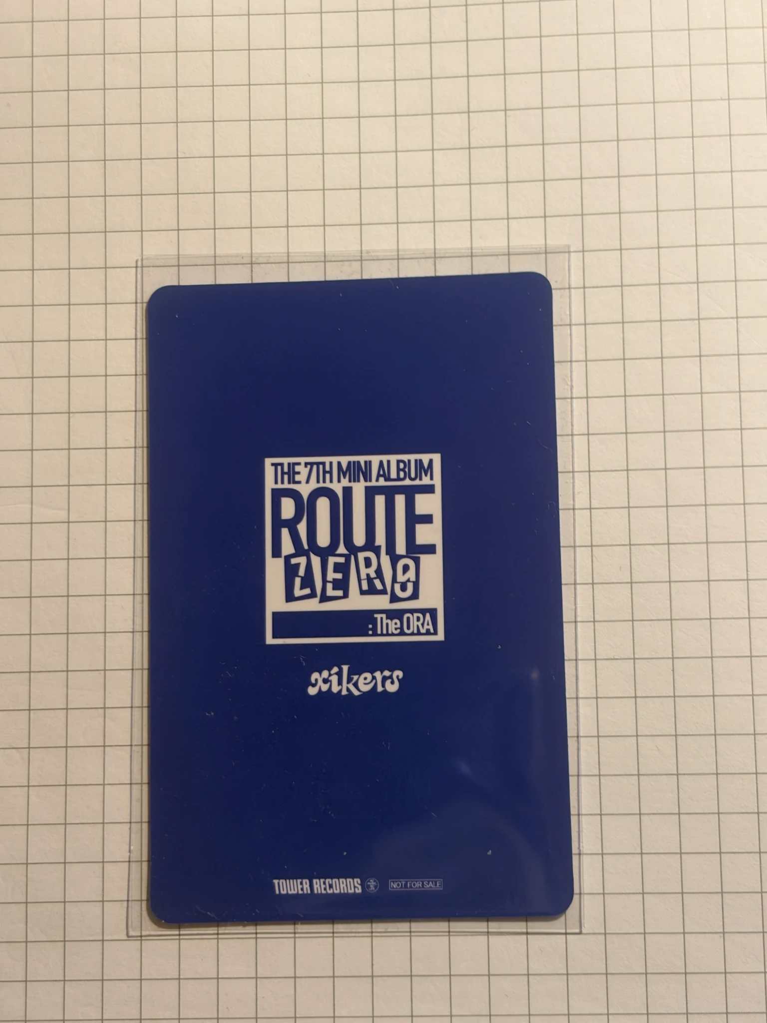 xikers Hunter xikers - Hunter - ROUTE ZERO: The ORA Album tower records japan pob (pre-order benefit) listing photo 2