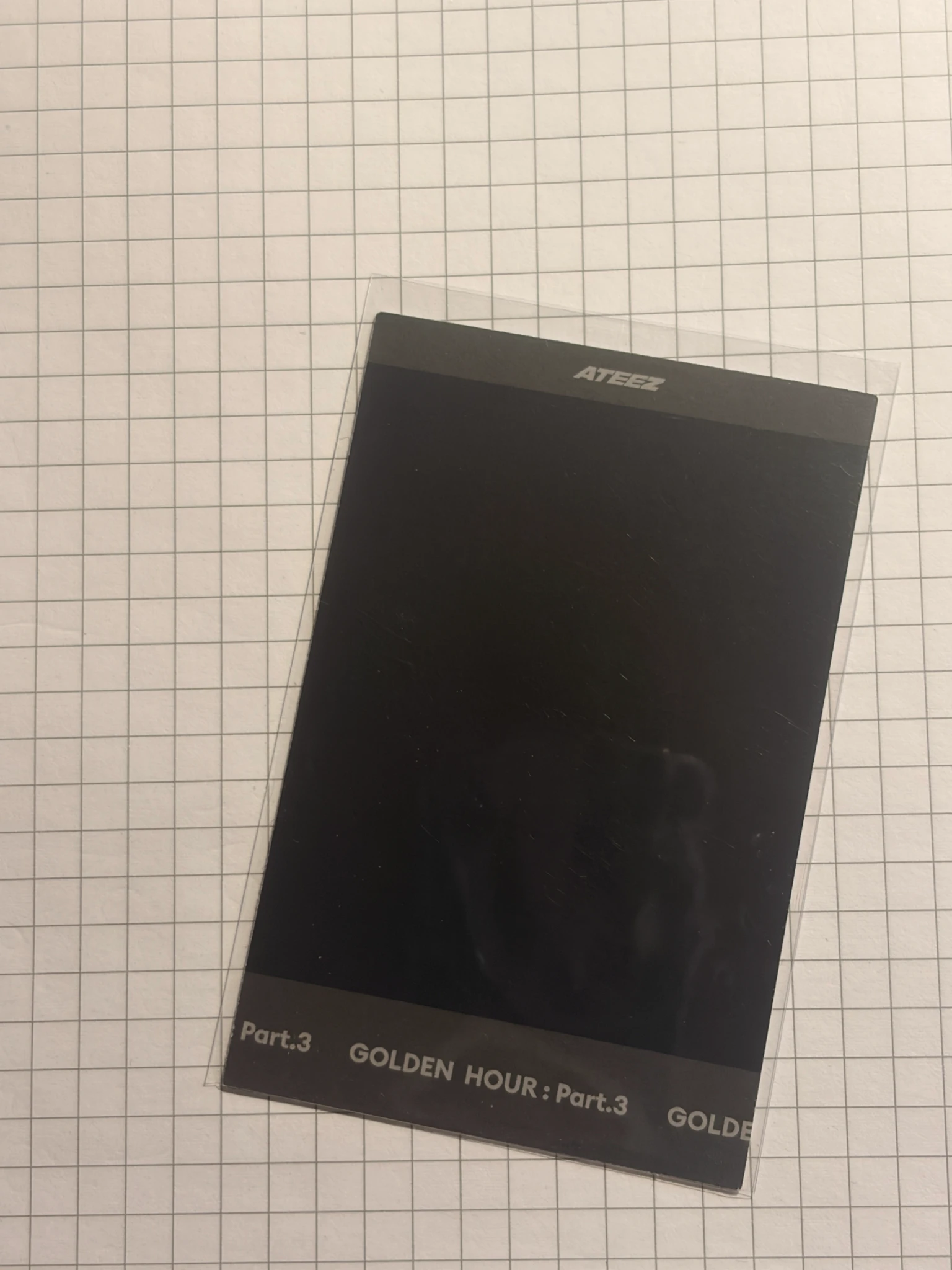 ATEEZ Wooyoung ATEEZ - Wooyoung - Golden Hour : Part.3 Album poca album polaroid  listing photo 2