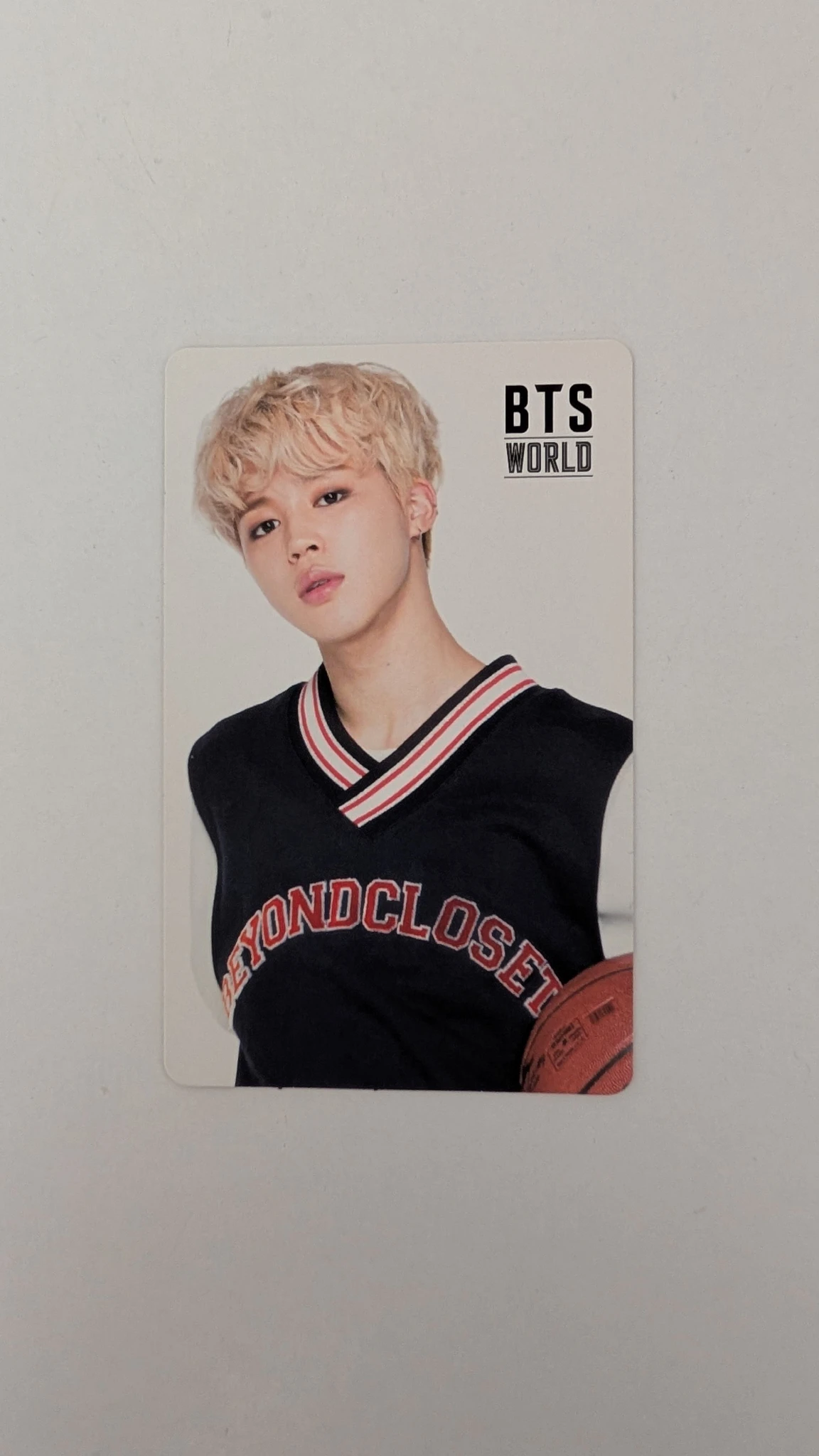 BTS Jimin BTS - Jimin - BTS World: Original Soundtrack Album album photocard double-sided listing photo 2