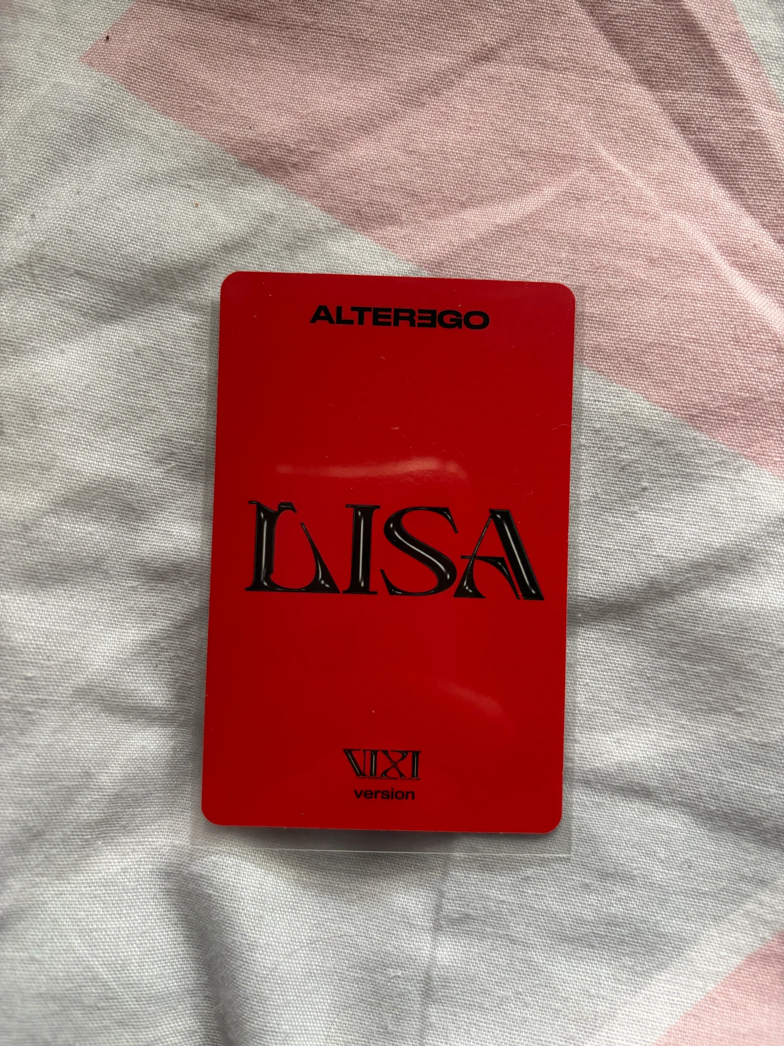 BLACKPINK Lisa BLACKPINK - Lisa - Alter Ego (Lisa solo) Album solo album vixi version album photocard listing photo 2