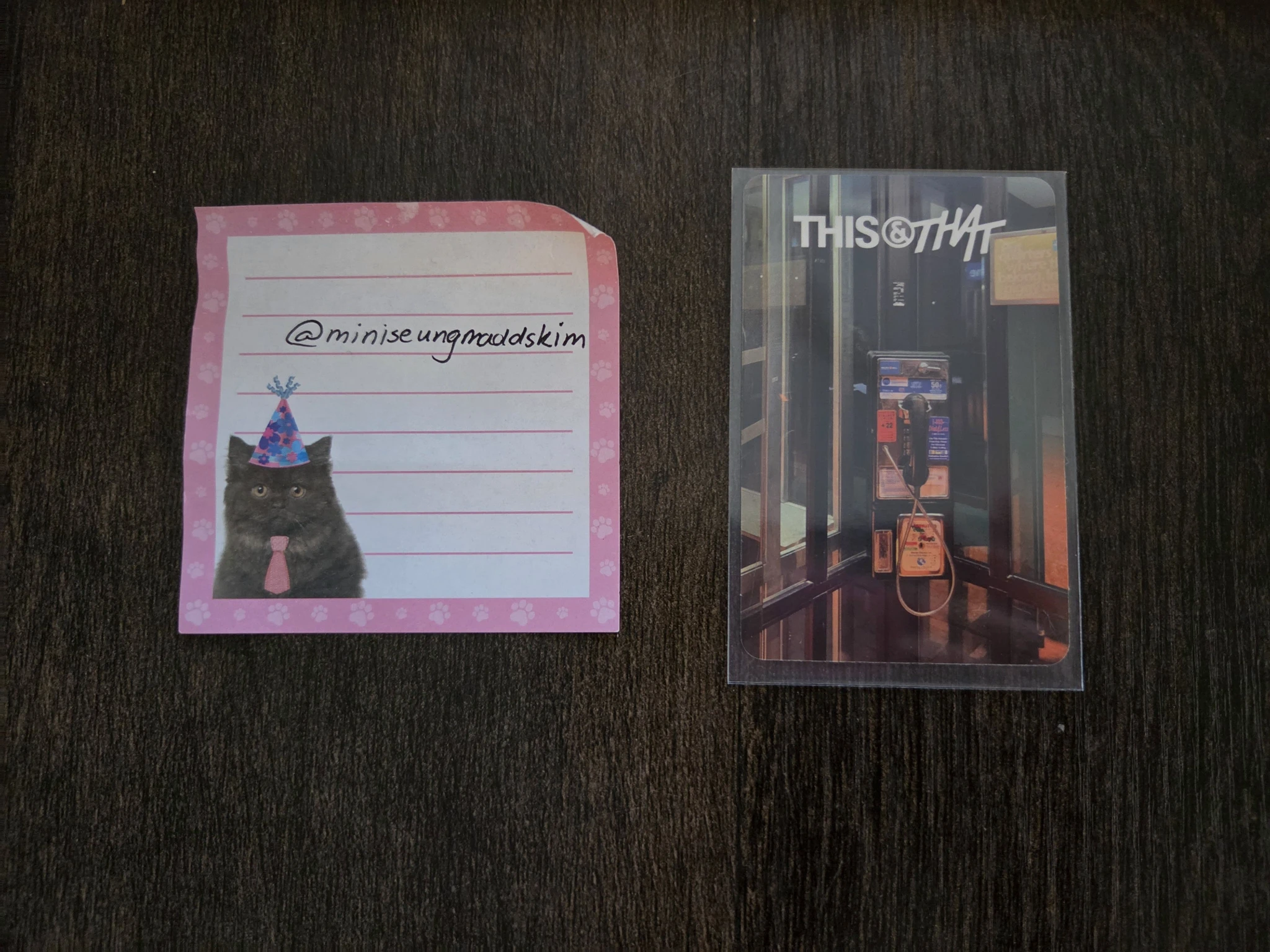 Stray Kids Changbin Stray Kids - Changbin - THIS & THAT Album album photocard that version listing photo 2