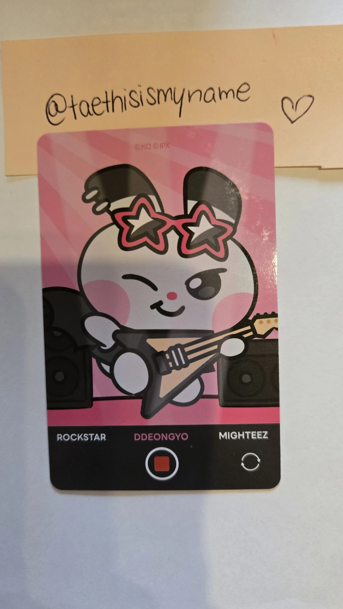 ATEEZ Seonghwa ATEEZ - Seonghwa - MIGHTEEZ Rock The Stage Other trading card pop-up version 2 listing photo 2