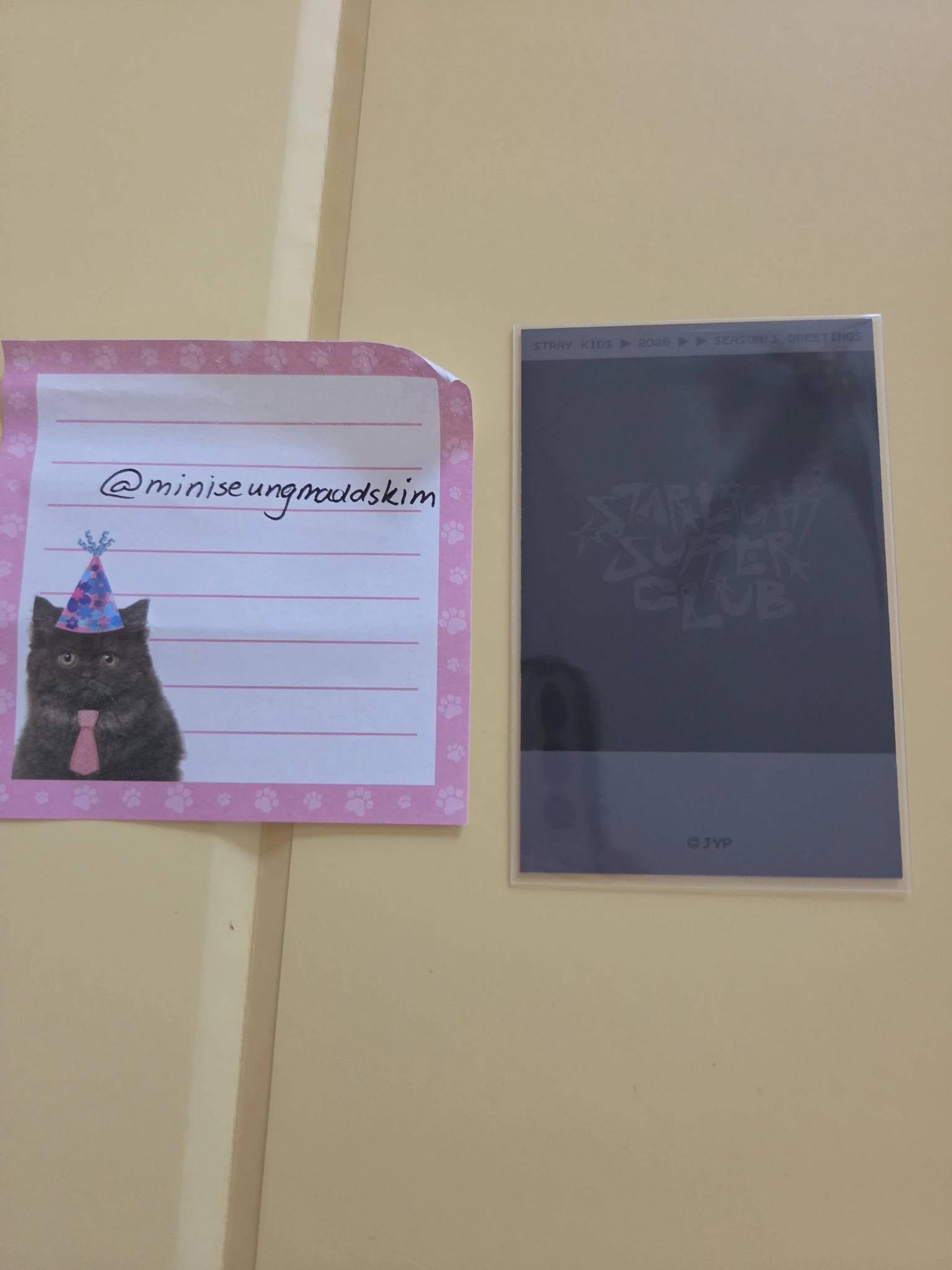 Stray Kids Felix Stray Kids - Felix - 2026 Season's Greetings - Starlight Supper Club Other polaroid polaroid set listing photo 2