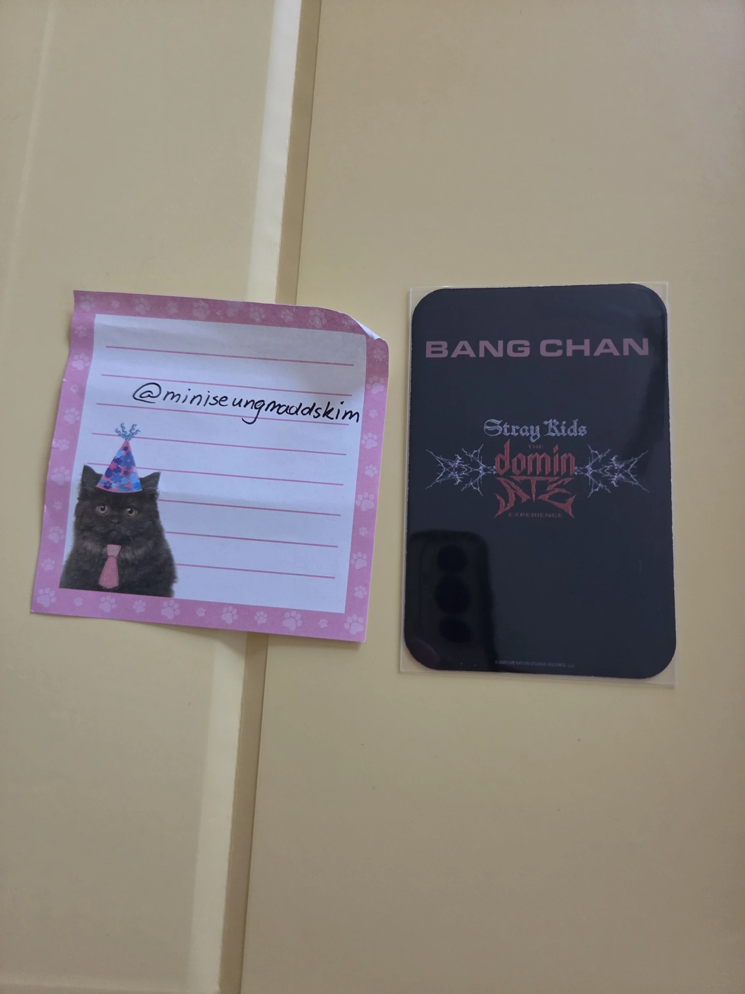 Stray Kids Bang Chan Stray Kids - Bang Chan - Stray Kids : The dominATE Experience Event photocard set listing photo 2
