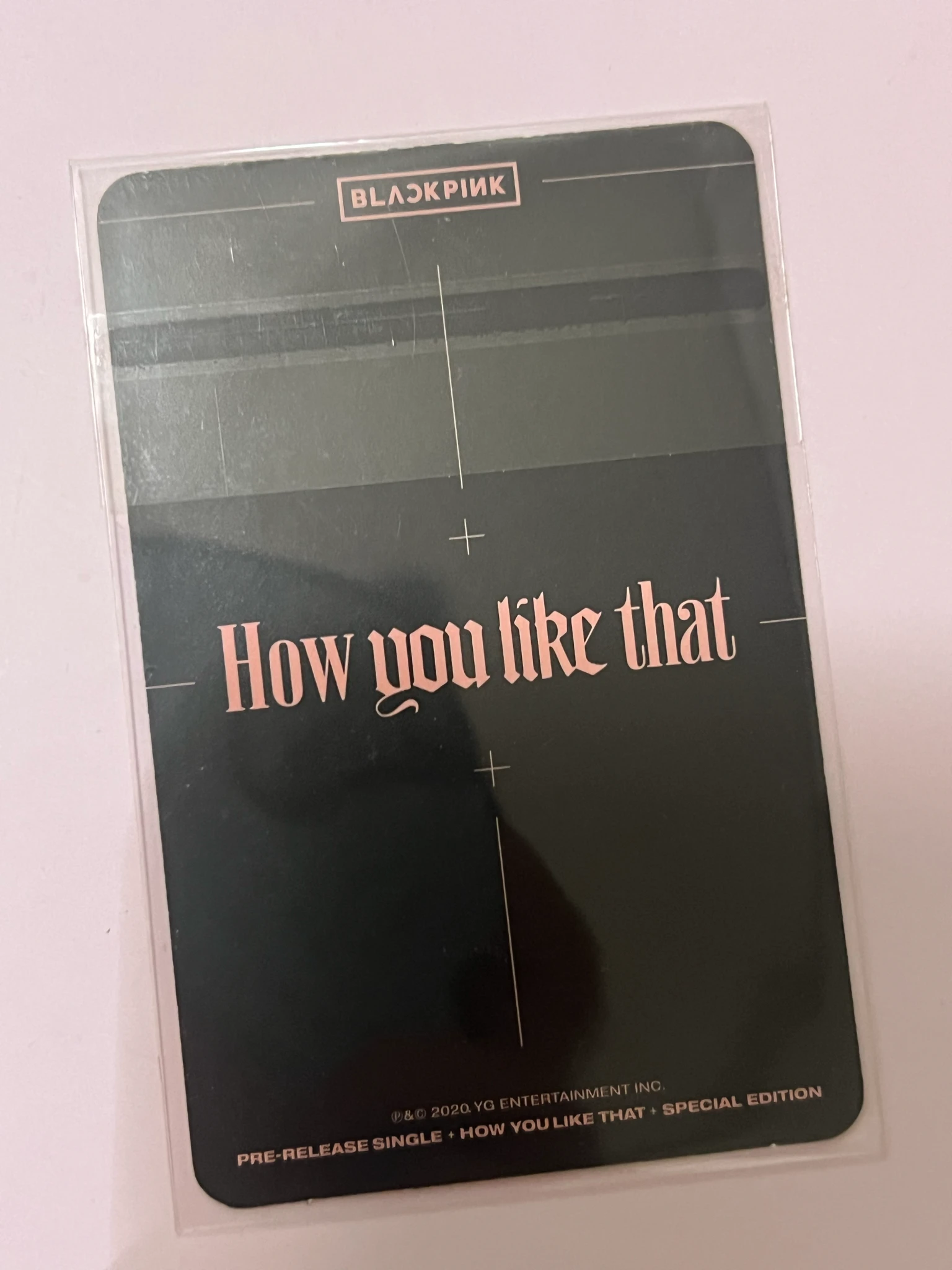BLACKPINK Jennie BLACKPINK - Jennie - How You Like That (Special Edition) Album album photocard black back listing photo 2