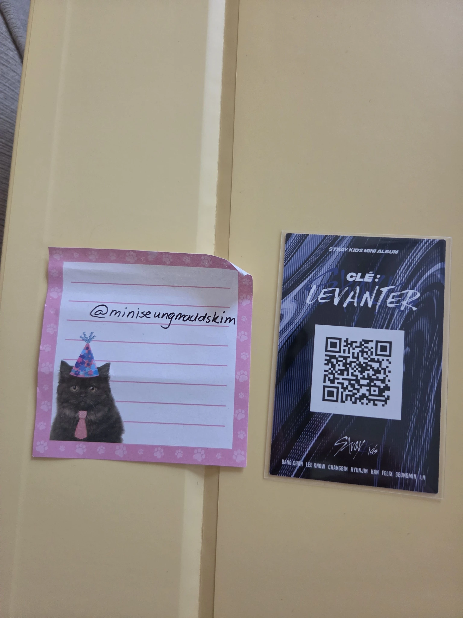 Stray Kids Bang Chan Stray Kids - Bang Chan - Clé: Levanter Album album photocard name ver. listing photo 2