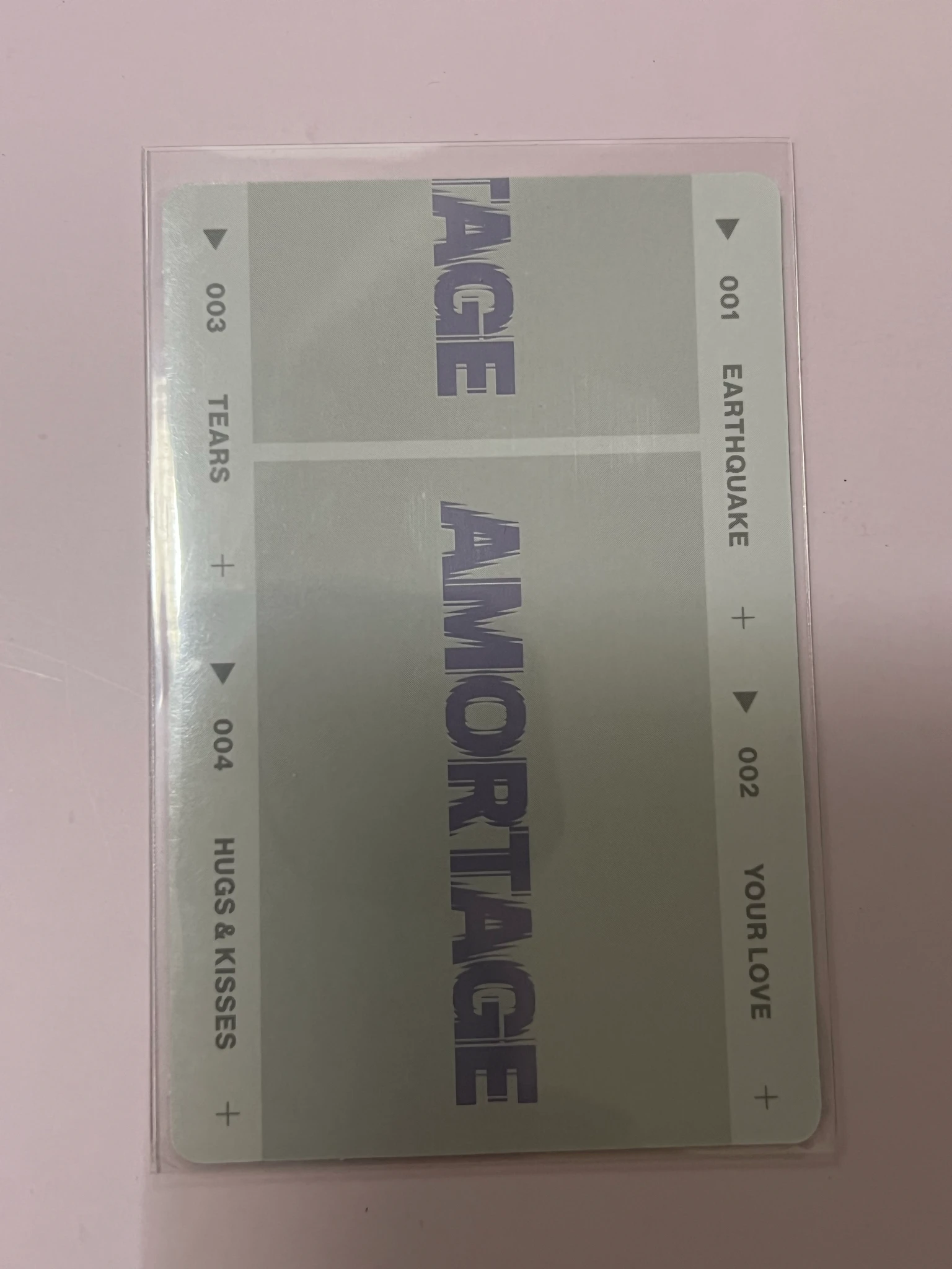 BLACKPINK Jisoo BLACKPINK - Jisoo - AMORTAGE (Jisoo solo) Album kit album (app ver) version 1 album photocard listing photo 2