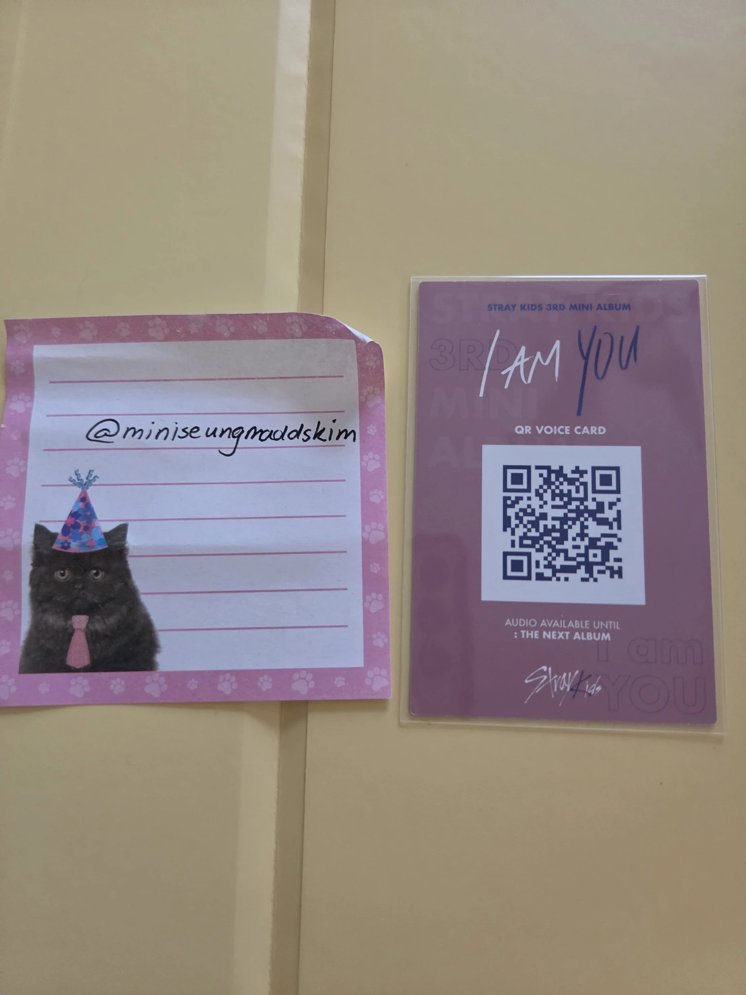 Stray Kids Felix Stray Kids - Felix - I am YOU Album C version album photocard version 3 qr card standard version listing photo 2