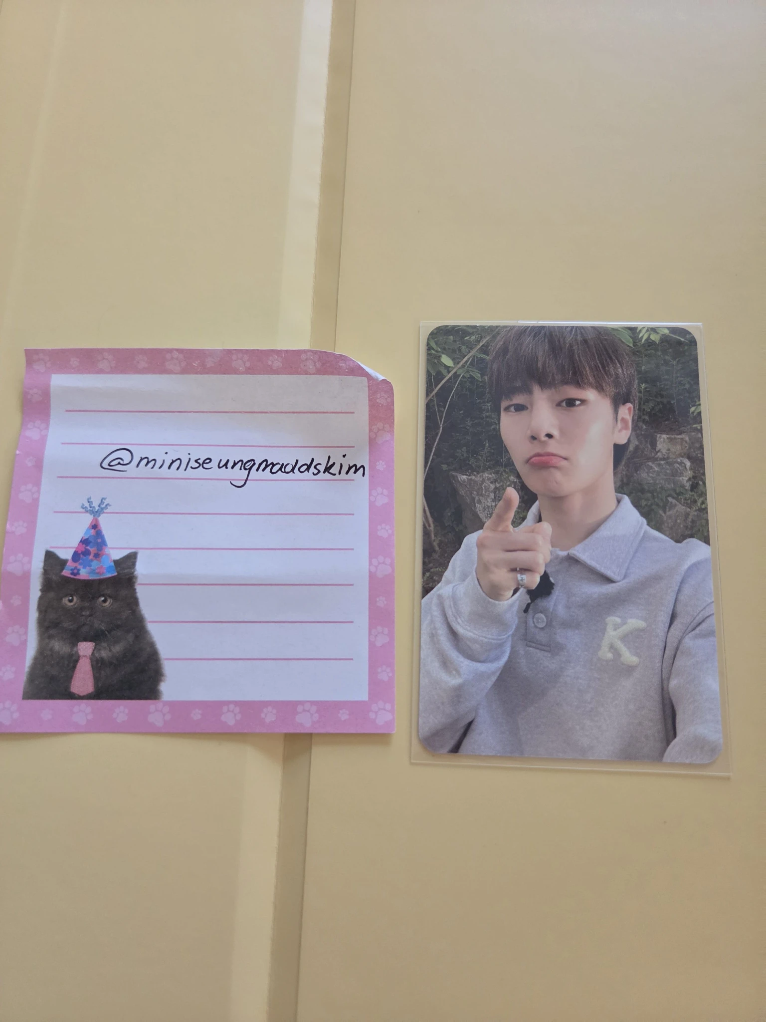 Stray Kids I.N Stray Kids - I.N - NoEasy Album album photocard double-sided front side listing photo 2