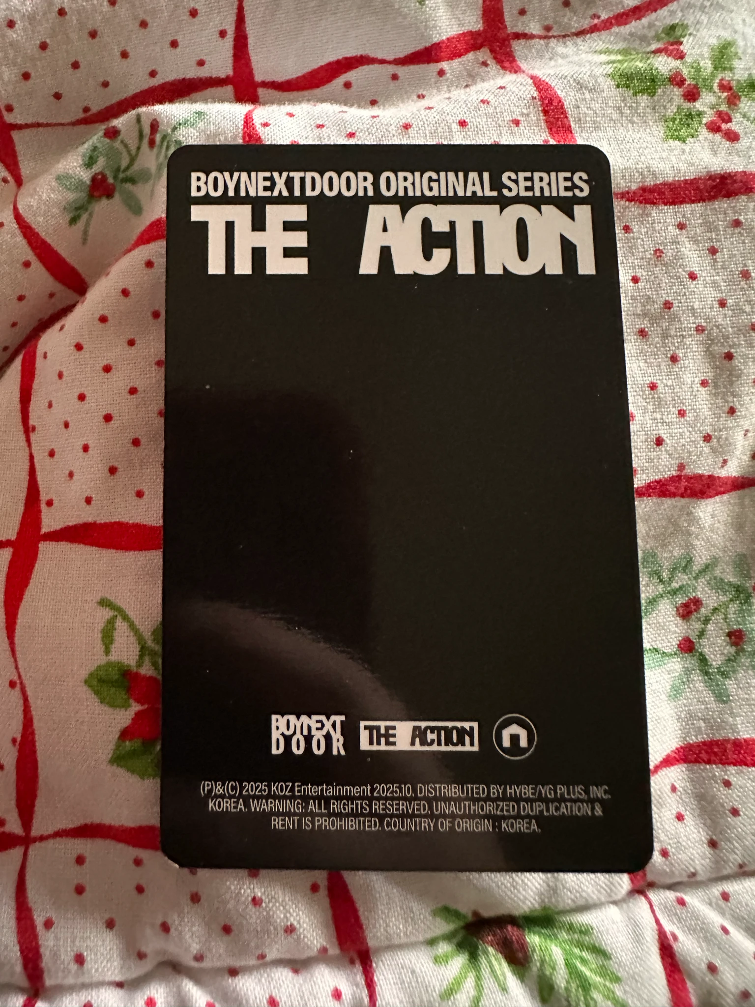 BOYNEXTDOOR Riwoo BOYNEXTDOOR - Riwoo - The Action Album album photocard listing photo 2