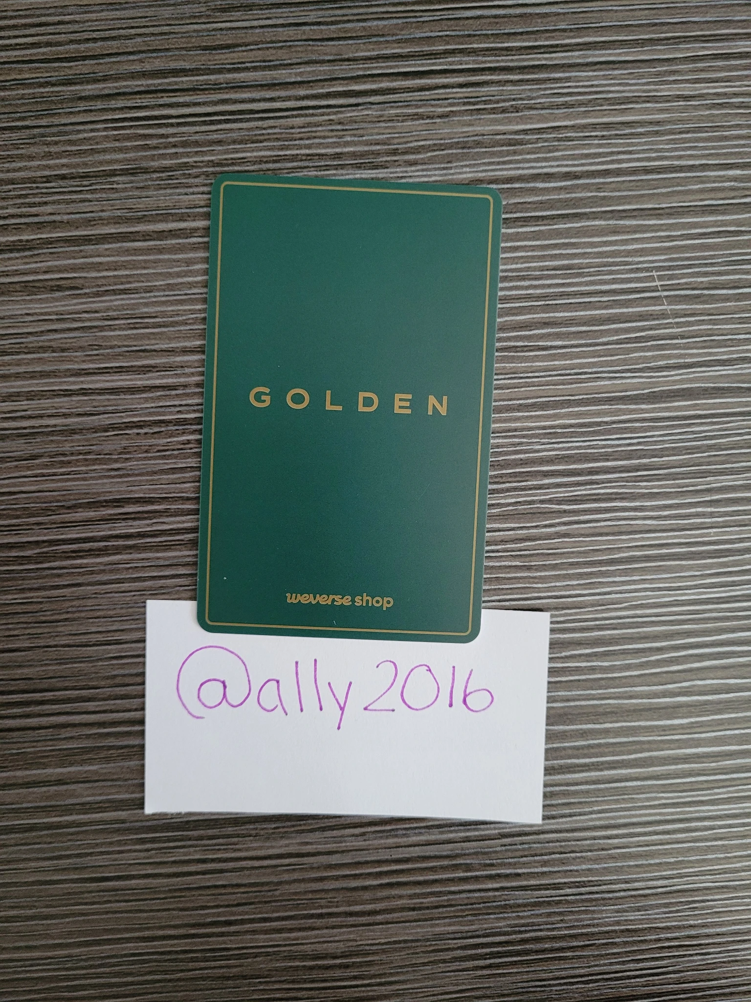 BTS Jungkook BTS - Jungkook - Golden Album weverse global pvc special gift listing photo 2