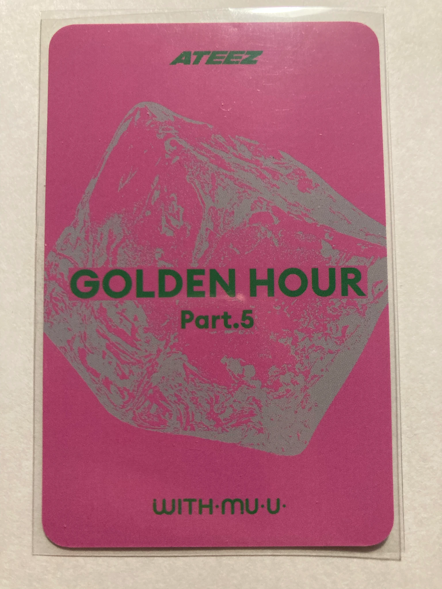 ATEEZ Yeosang ATEEZ - Yeosang - GOLDEN HOUR : Part.5 Album withmuu/withdrama keyring version pob (pre-order benefit) listing photo 2
