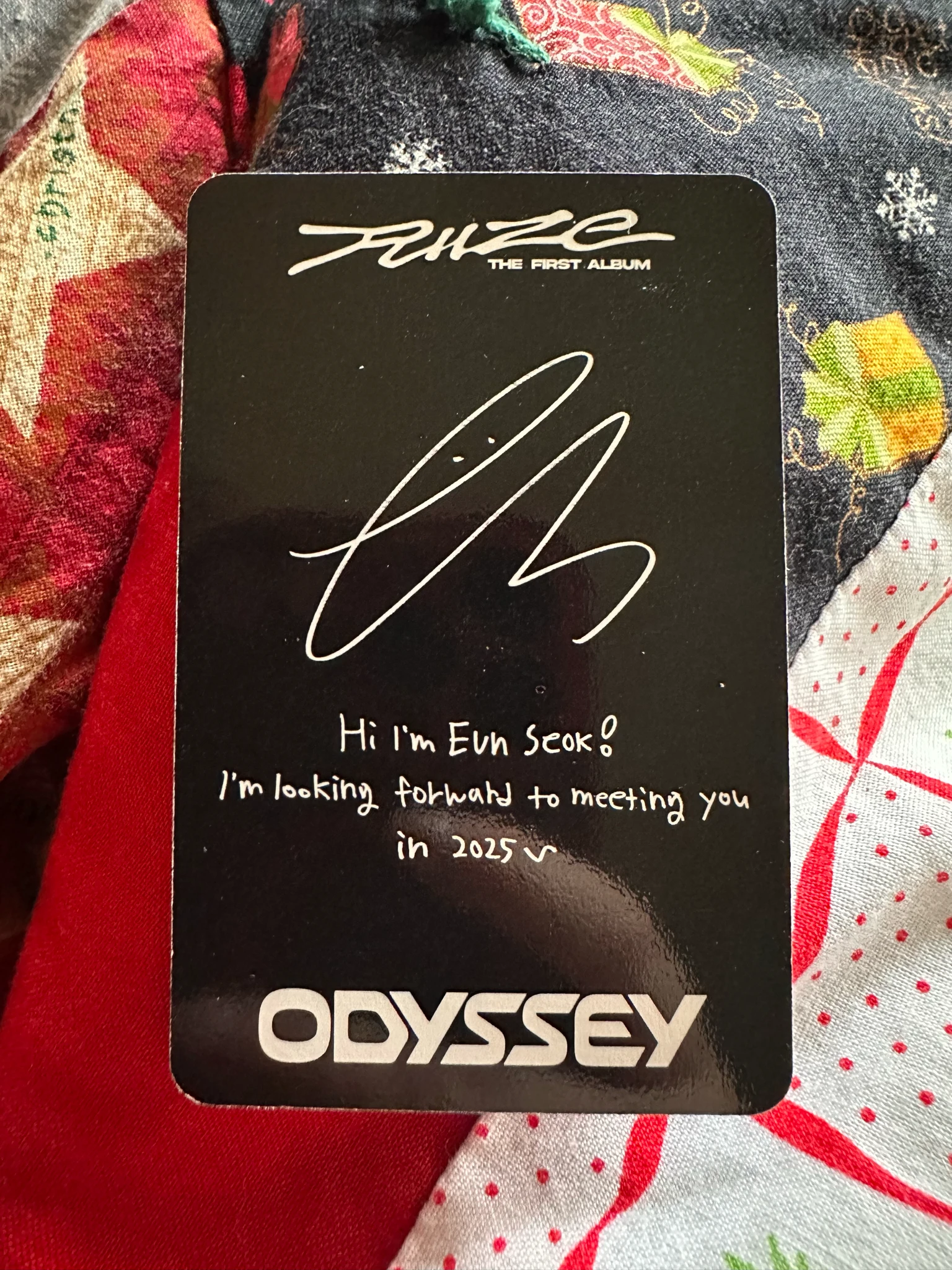 RIIZE Eunseok RIIZE - Eunseok - Odyssey Album target exclusive album photocard photobook version listing photo 2